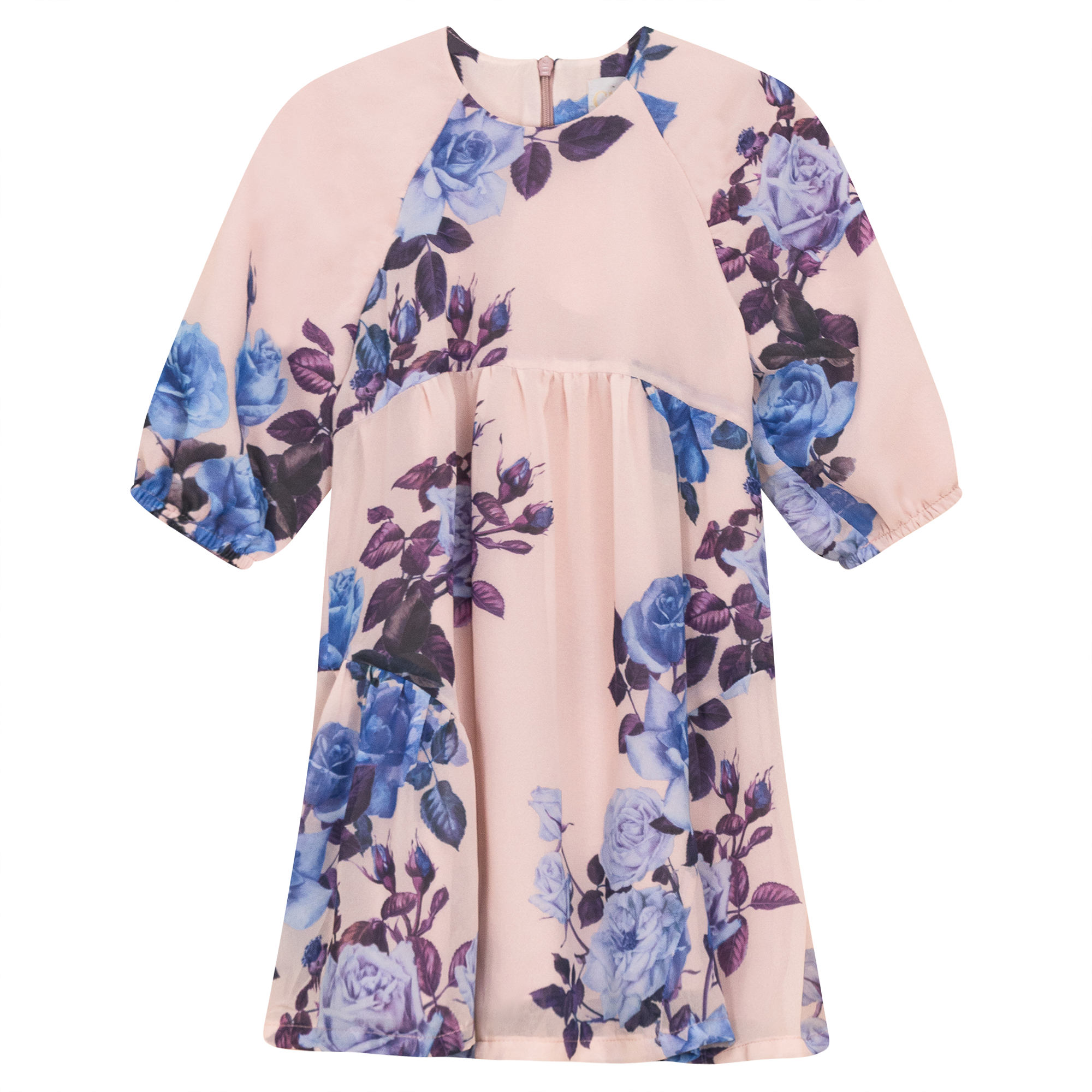 Floral Print Dress in Pink Floral Print by Clô