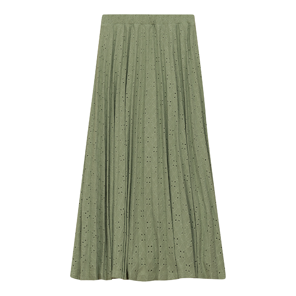 Pleated Skirt in Sage by Ginger
