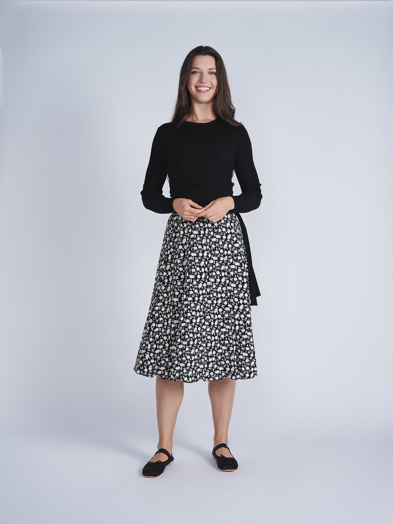 Printed Skirt in by Ginger