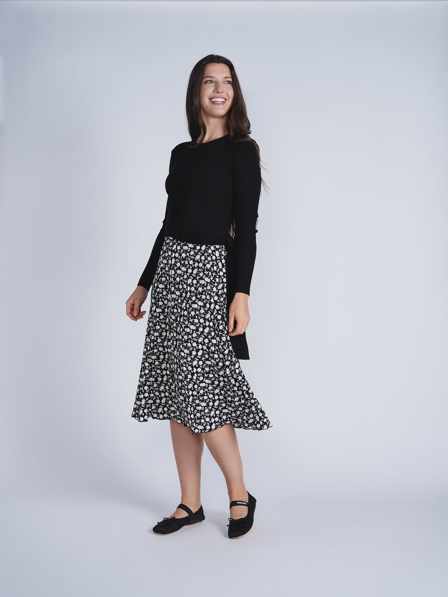 Printed Skirt in by Ginger