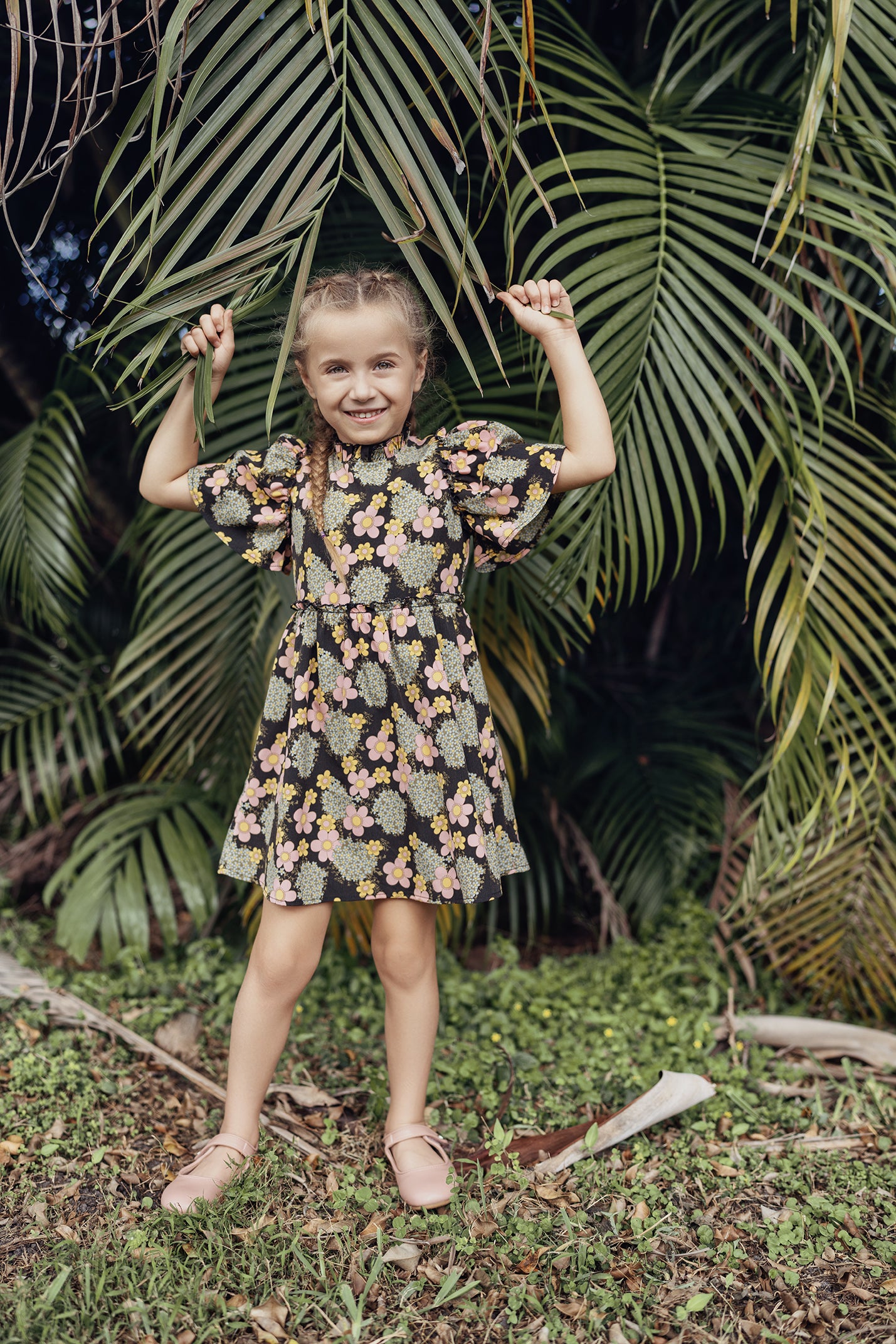 Floral Ruffled Dress in by The Umbrella Academy