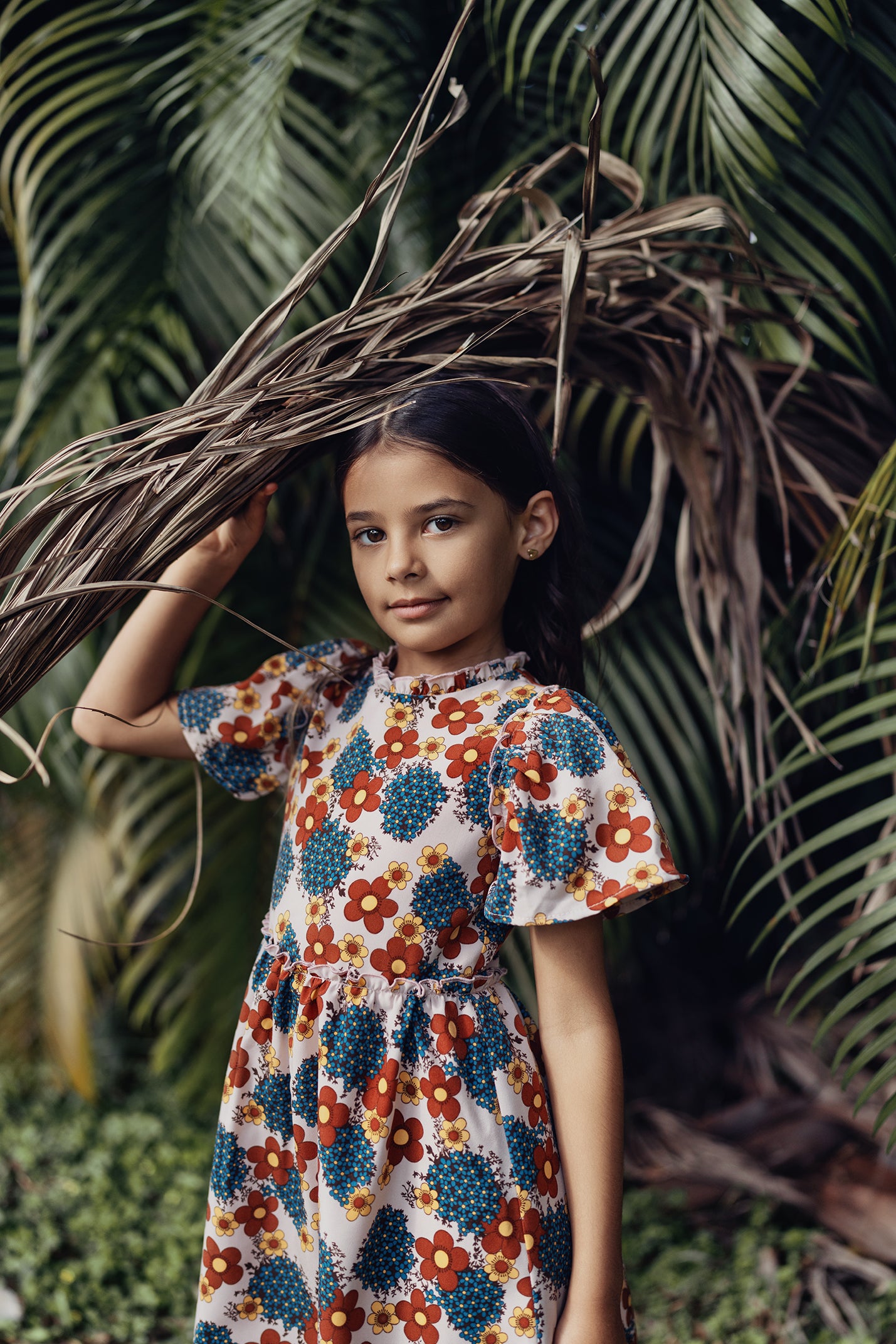Floral Ruffled Dress in by The Umbrella Academy