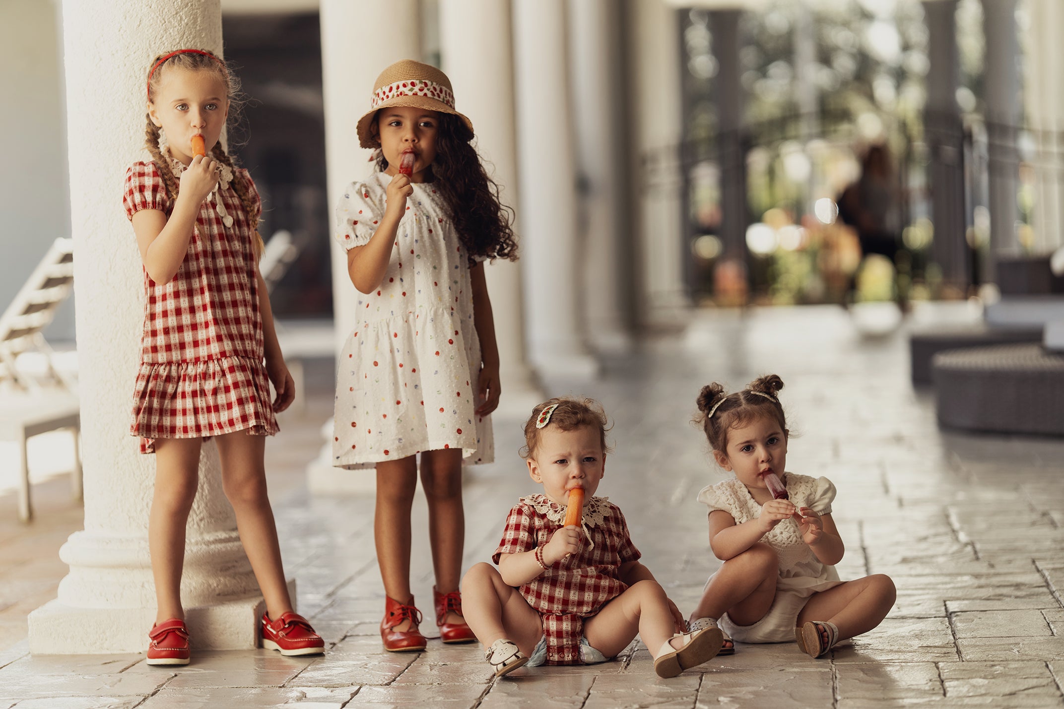 Tiered Dress in by Space Grey