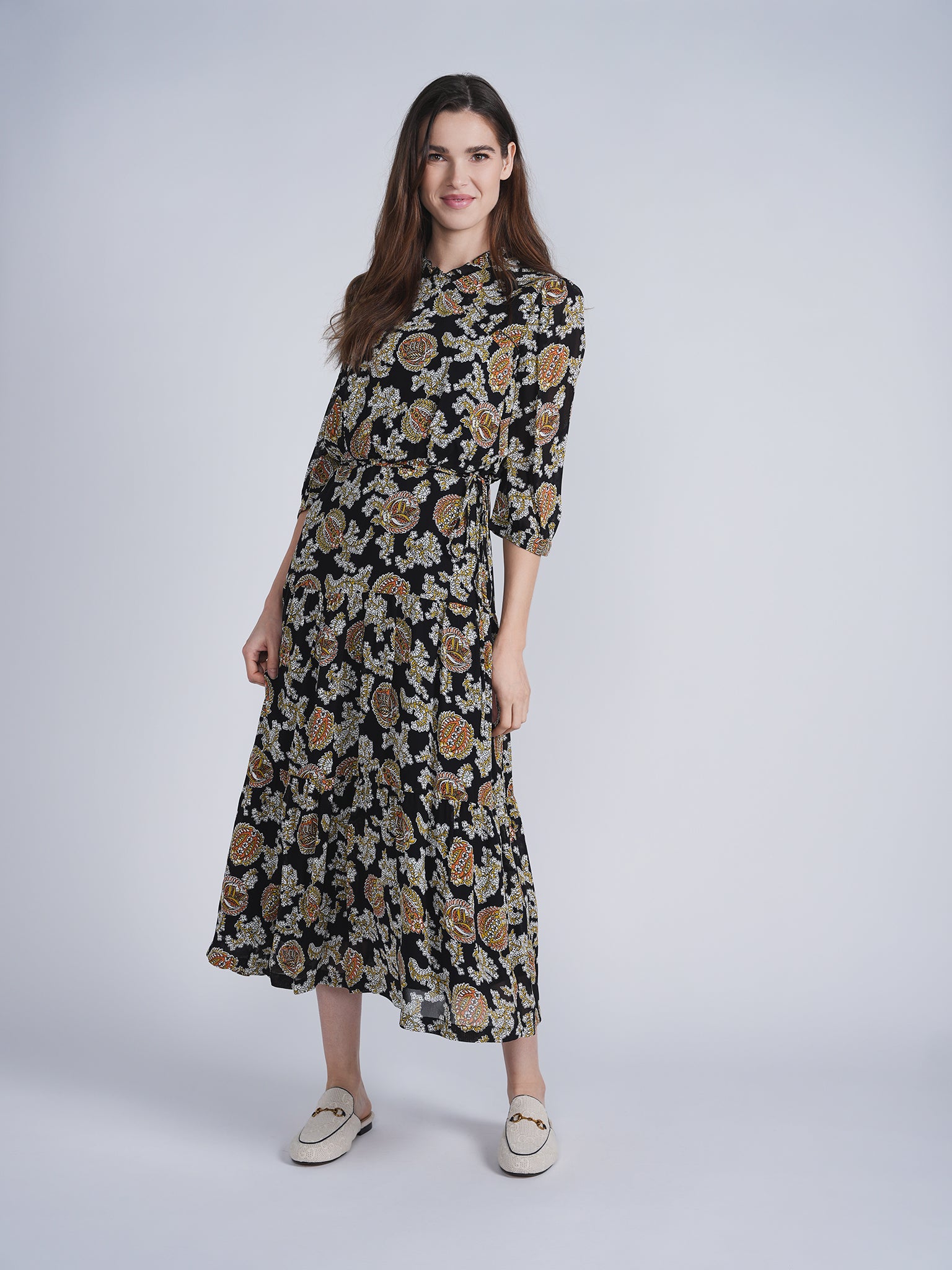 Printed Tiered Dess in by Noni