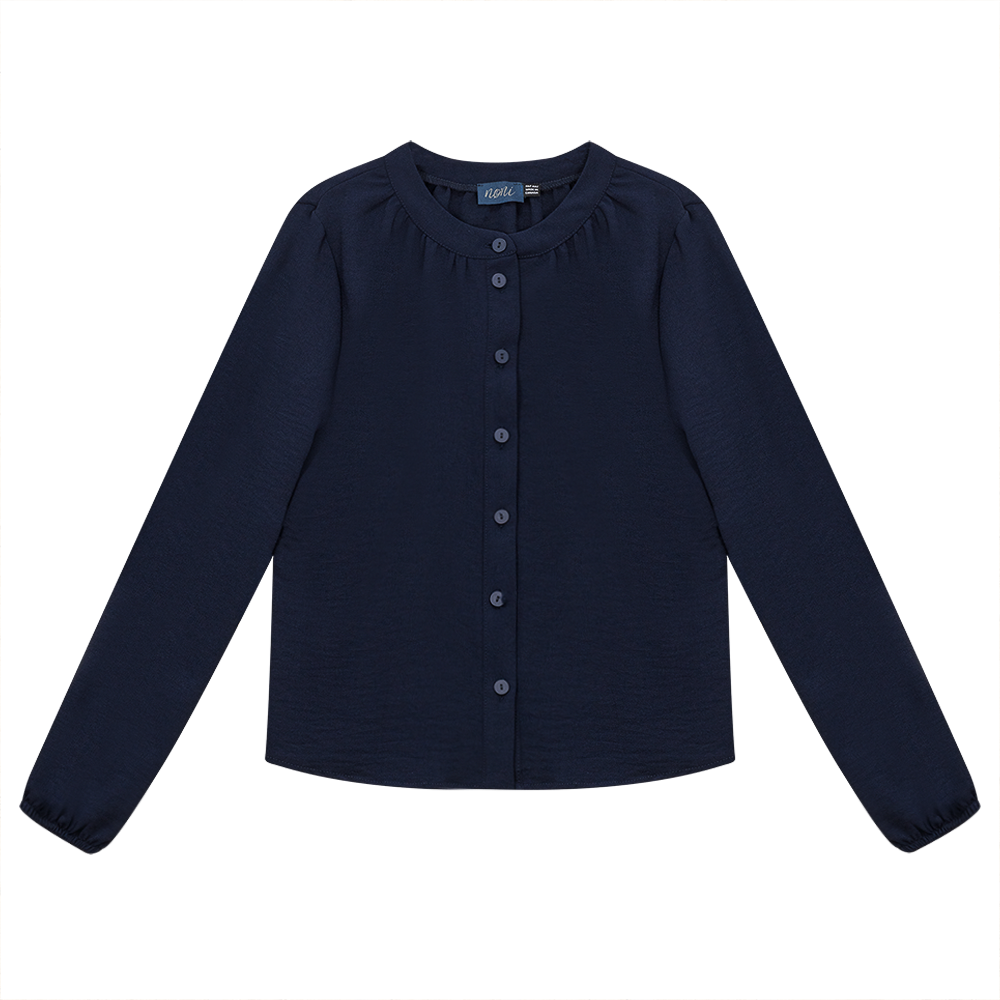 Bubble Blouse in Navy by Noni