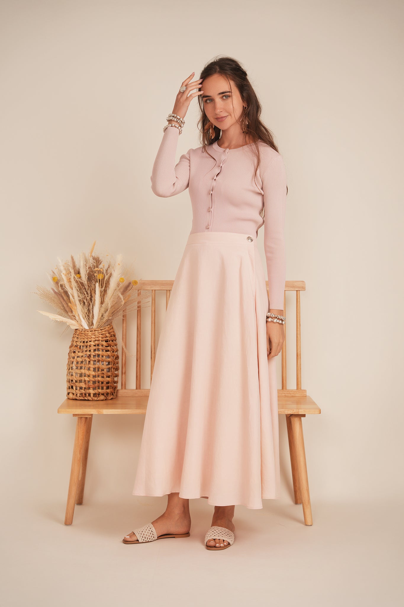 Paneled Skirt in by Maxmrkt