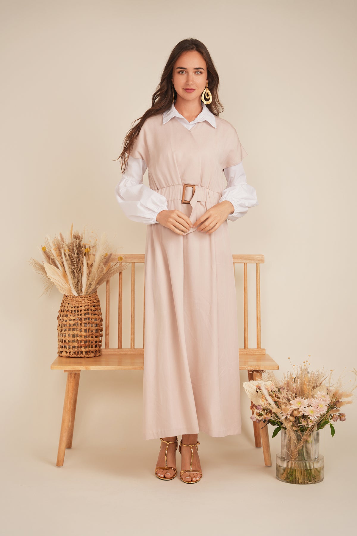 Raglan Midi Dress in by Maxmrkt