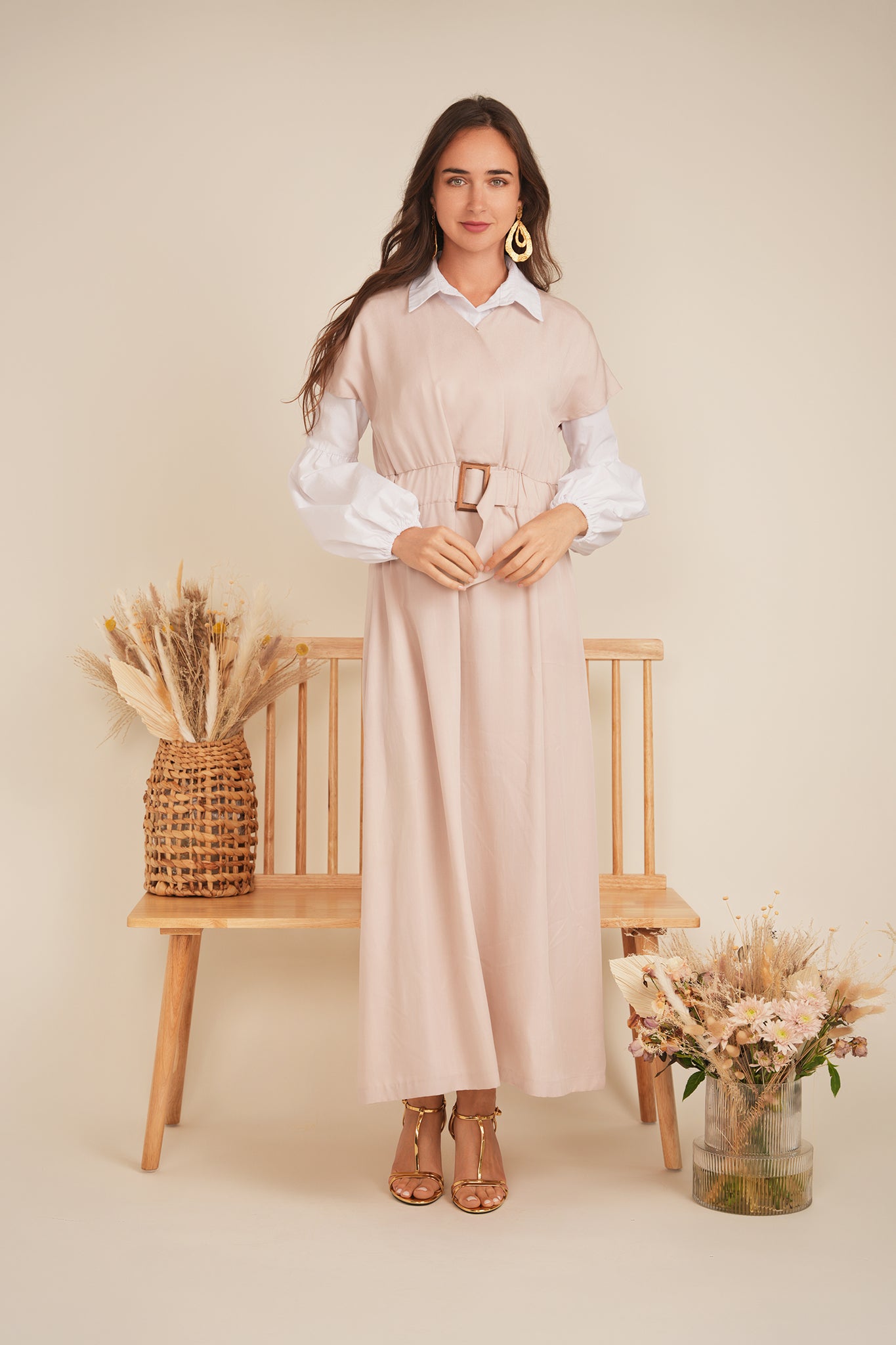 Raglan Midi Dress in by Maxmrkt