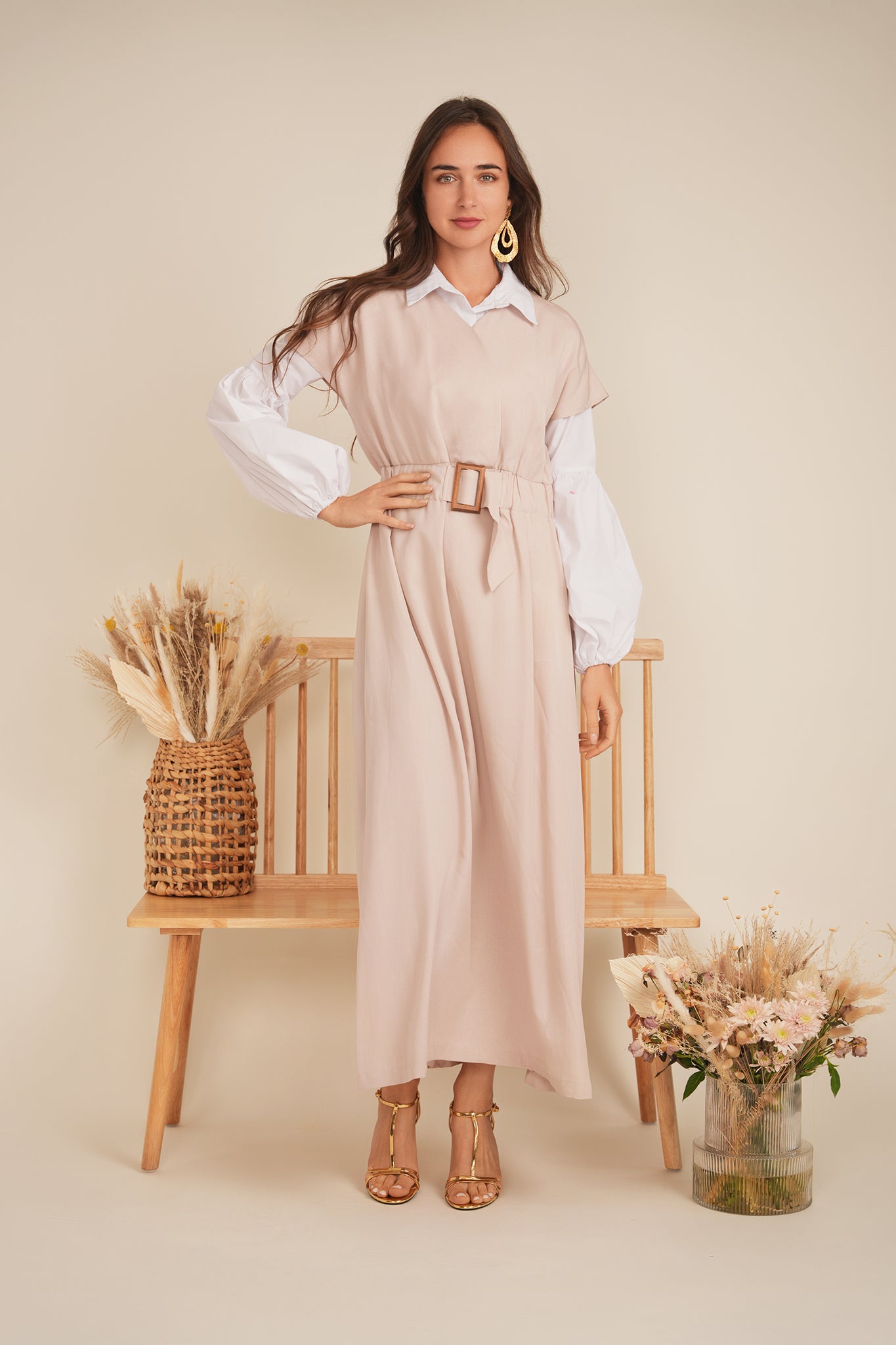 Raglan Midi Dress in by Maxmrkt