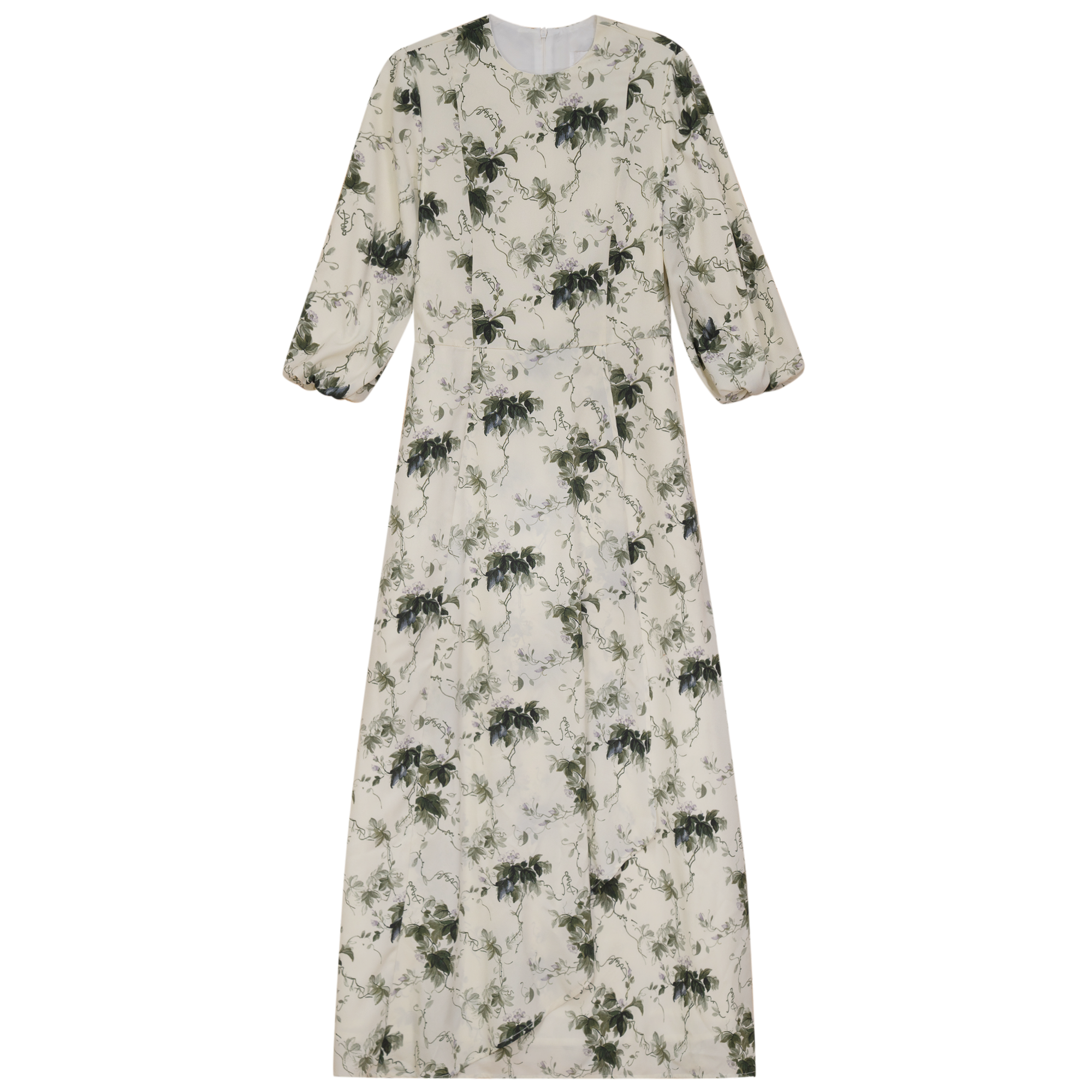 Printed Overlap Dress in OffWhite Print by A C + Co