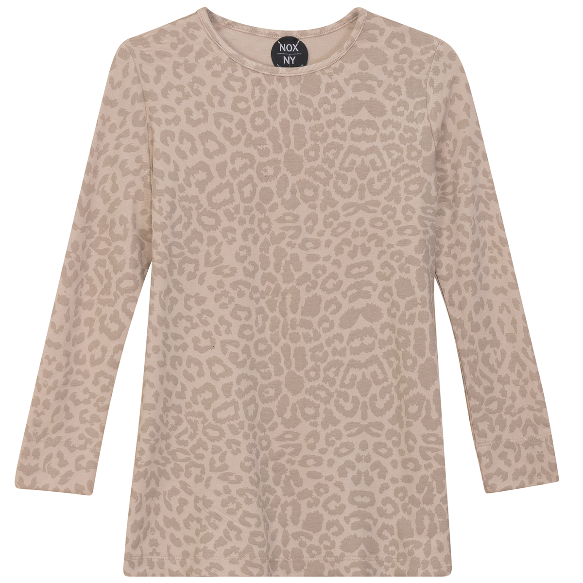 Printed Top in BEIGE PRINT by NOX-NY