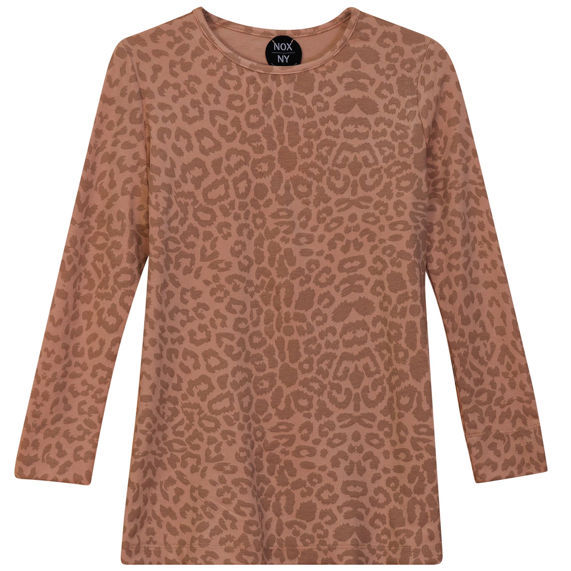 Printed Top in Caramel Print by NOX-NY