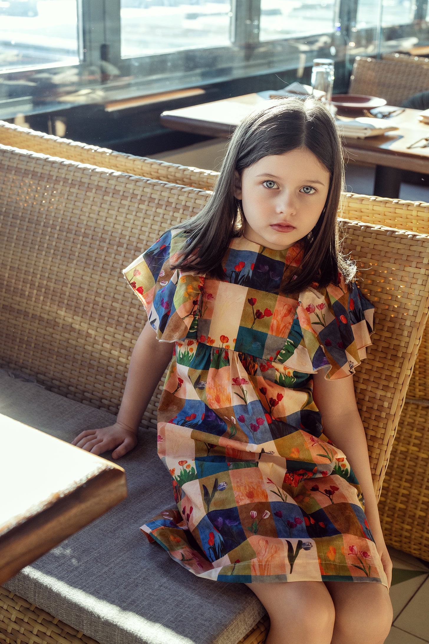 Tulip Printed Dress in Tulip by The Umbrella Academy