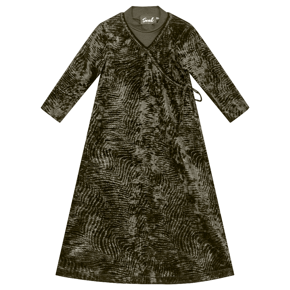 Dress Insert V-Neck in Olive by Cindy