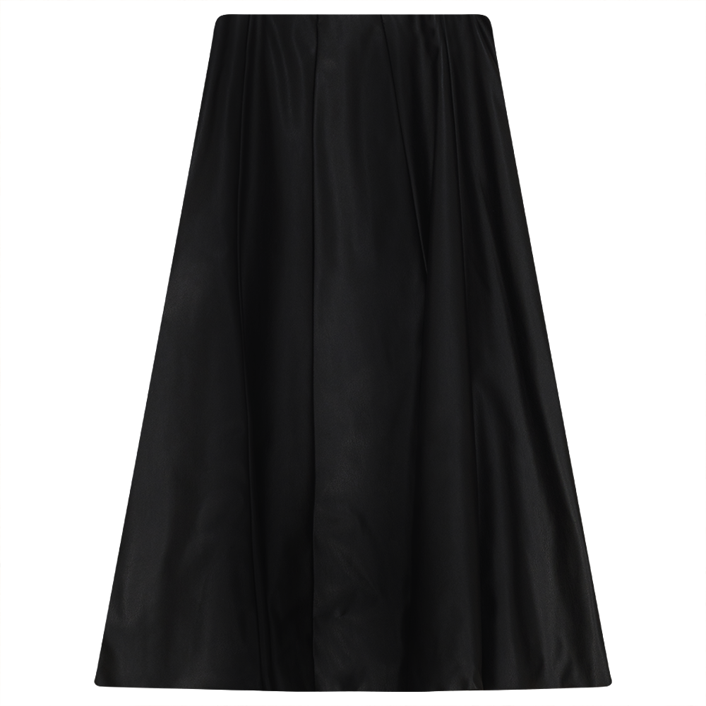 Vertical Panelled Skirt in Black by Ginger