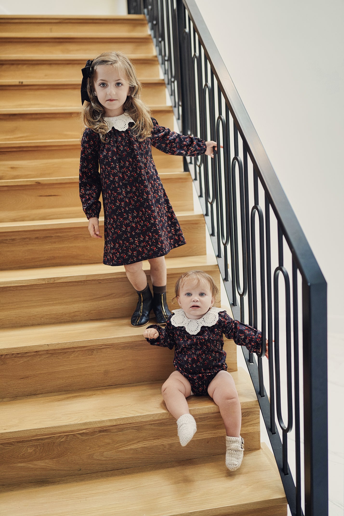 Dress with White Insert Collar in by The Umbrella Academy