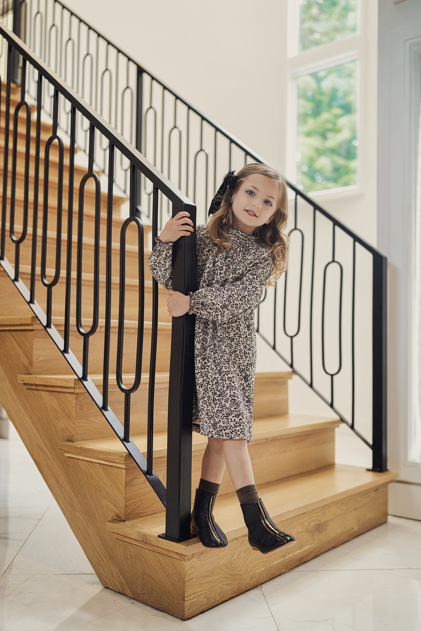 Dress with Smocking Collar in by The Umbrella Academy