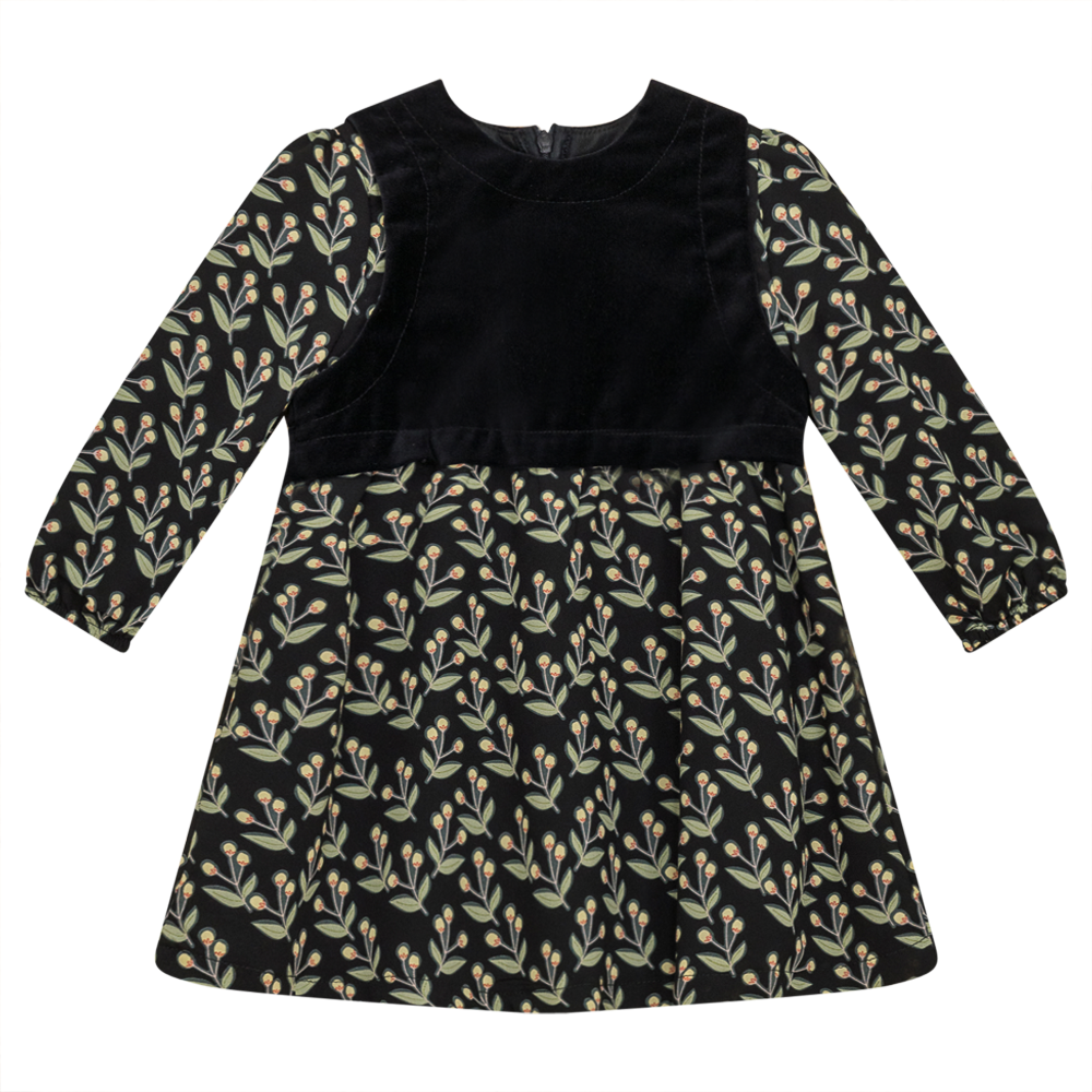 Dress with Insert Vest in by Slice