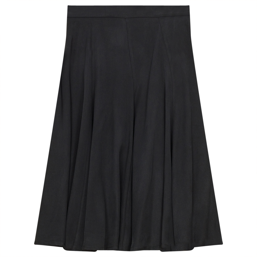 Panneled Skirt in Black by Noni