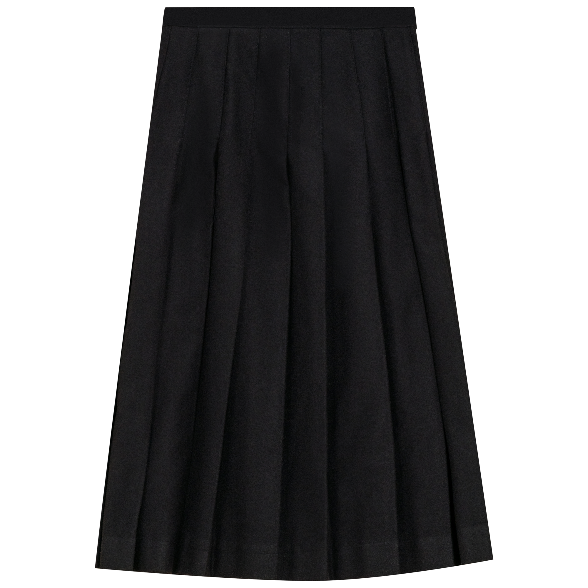 Pleated Skirt in Black by Maxmrkt
