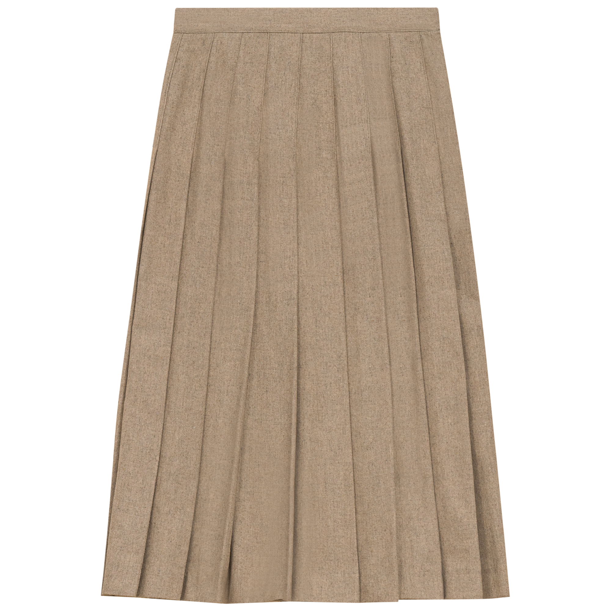 Pleated Skirt in Oatmeal by Maxmrkt
