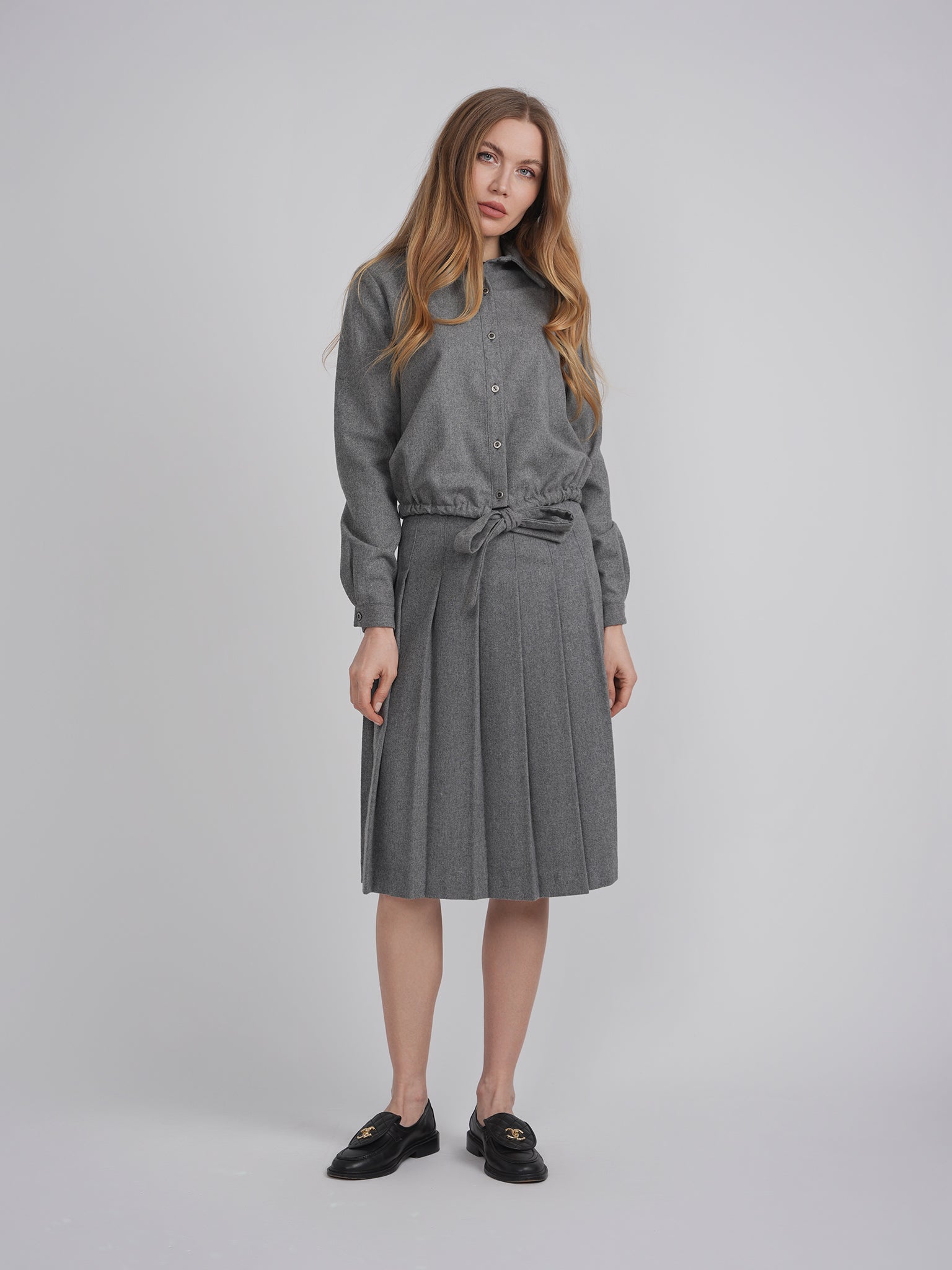 Pleated Skirt in by Maxmrkt