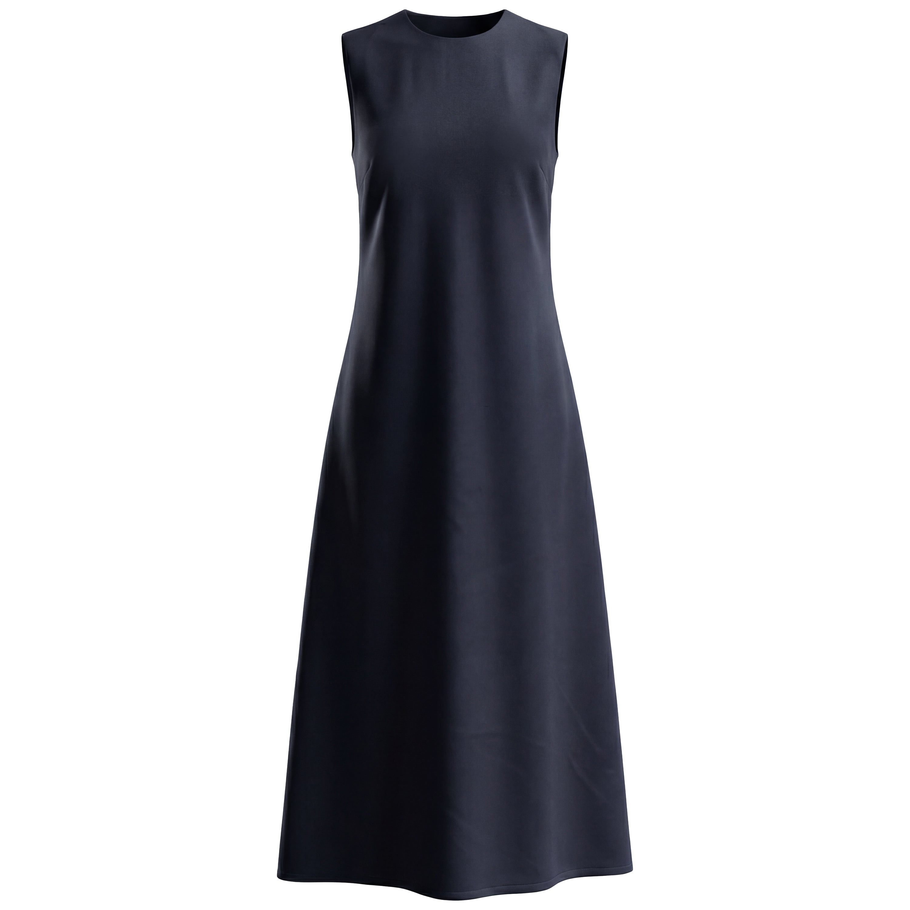 A-Line Maxi Jumper in Navy by Caitlin