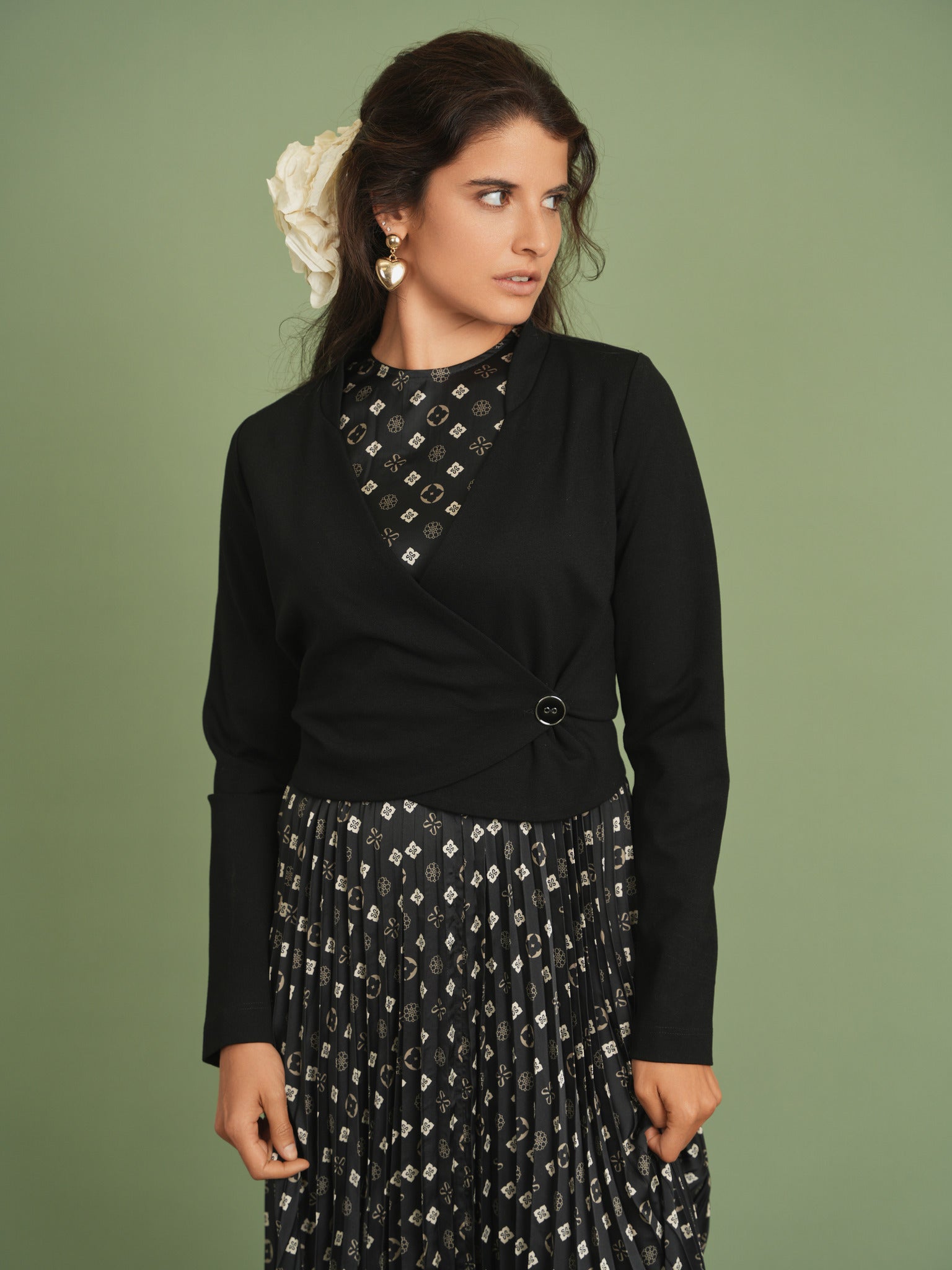 Cropped Jacket in by Ginger