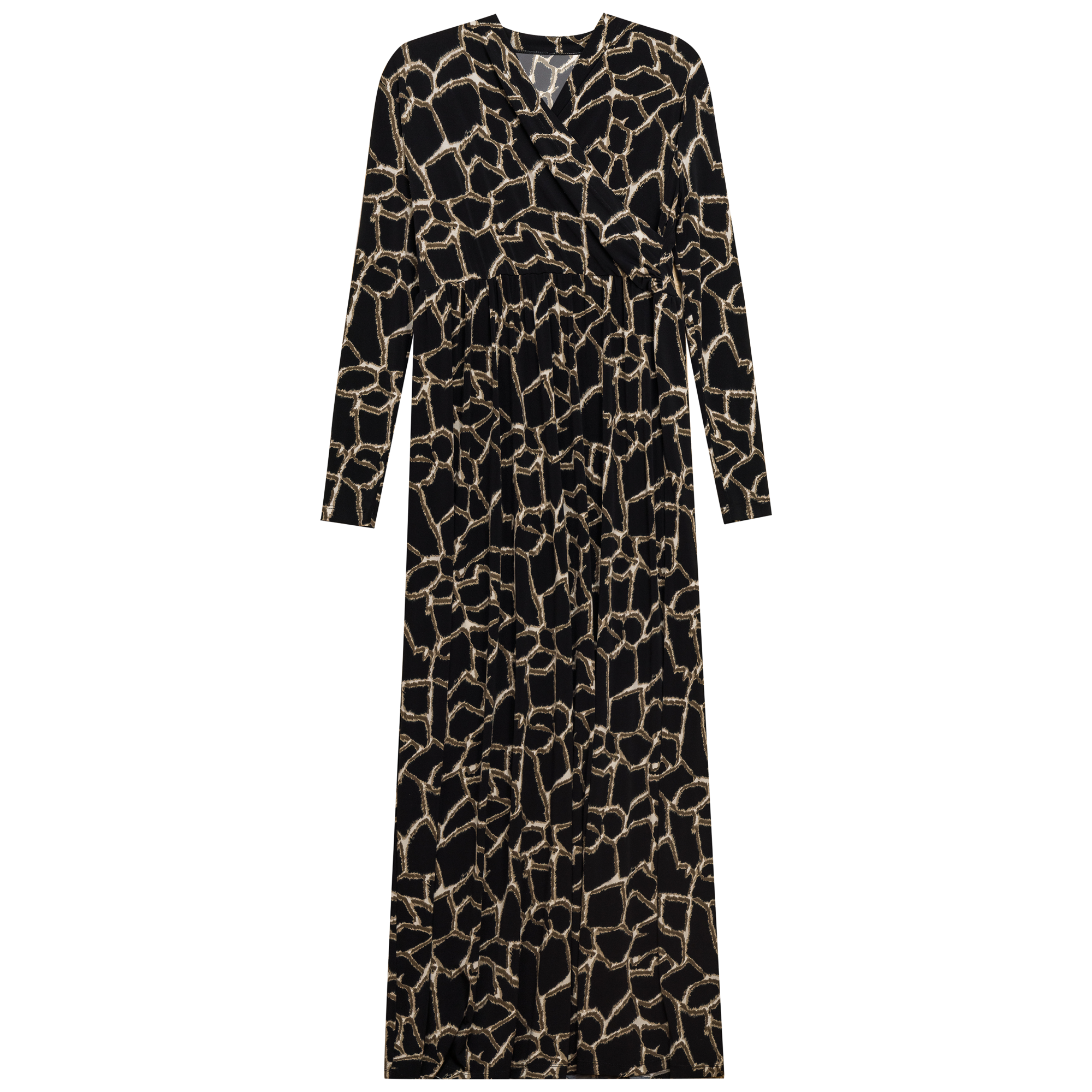 Printed Maternity Maxi Dress in by Mini + Me