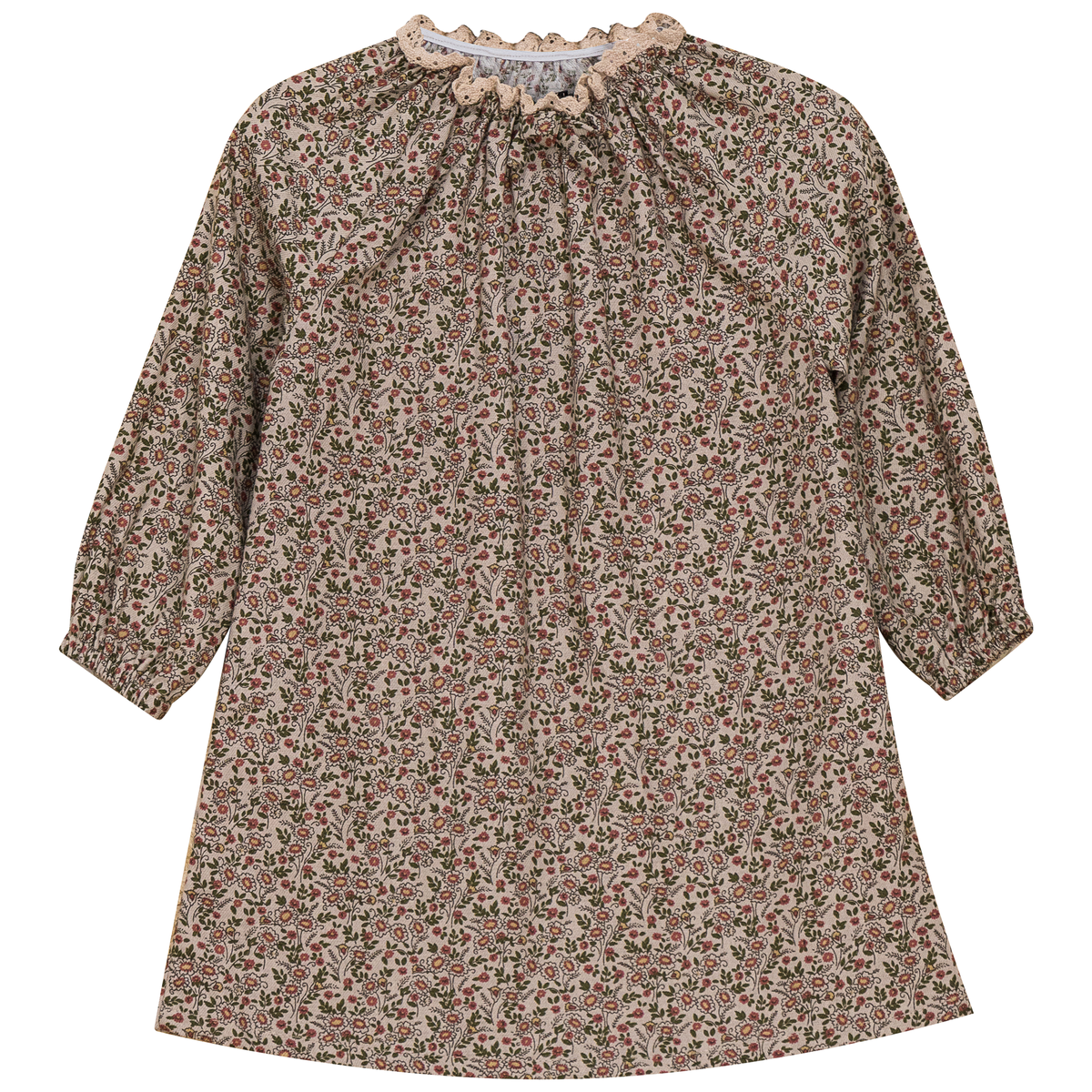 Floral Print Dress in Floral Print by Space Grey