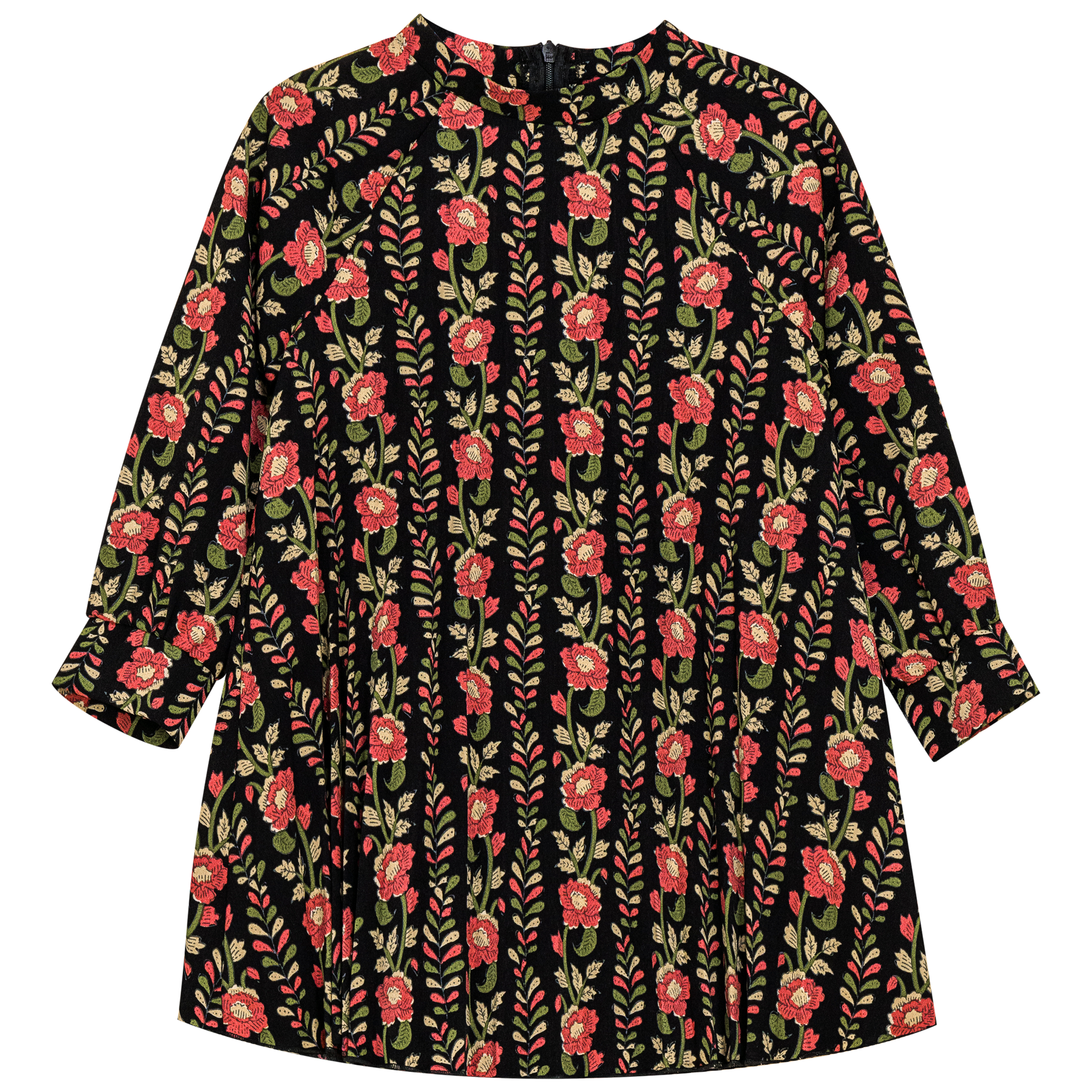 Printed Woven Dress in Black by The Umbrella Academy