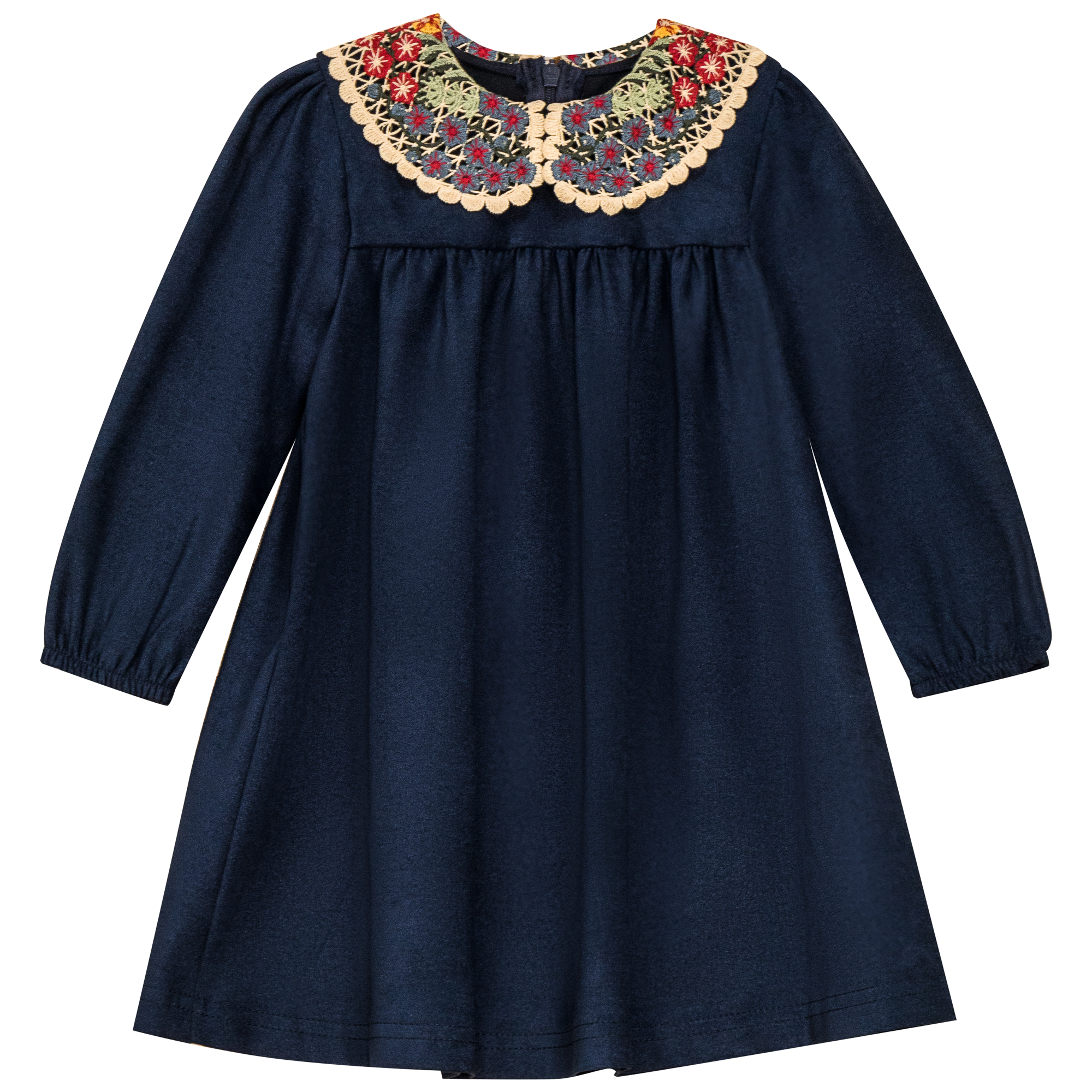 Woven Dress with Collar in Navy by The Umbrella Academy