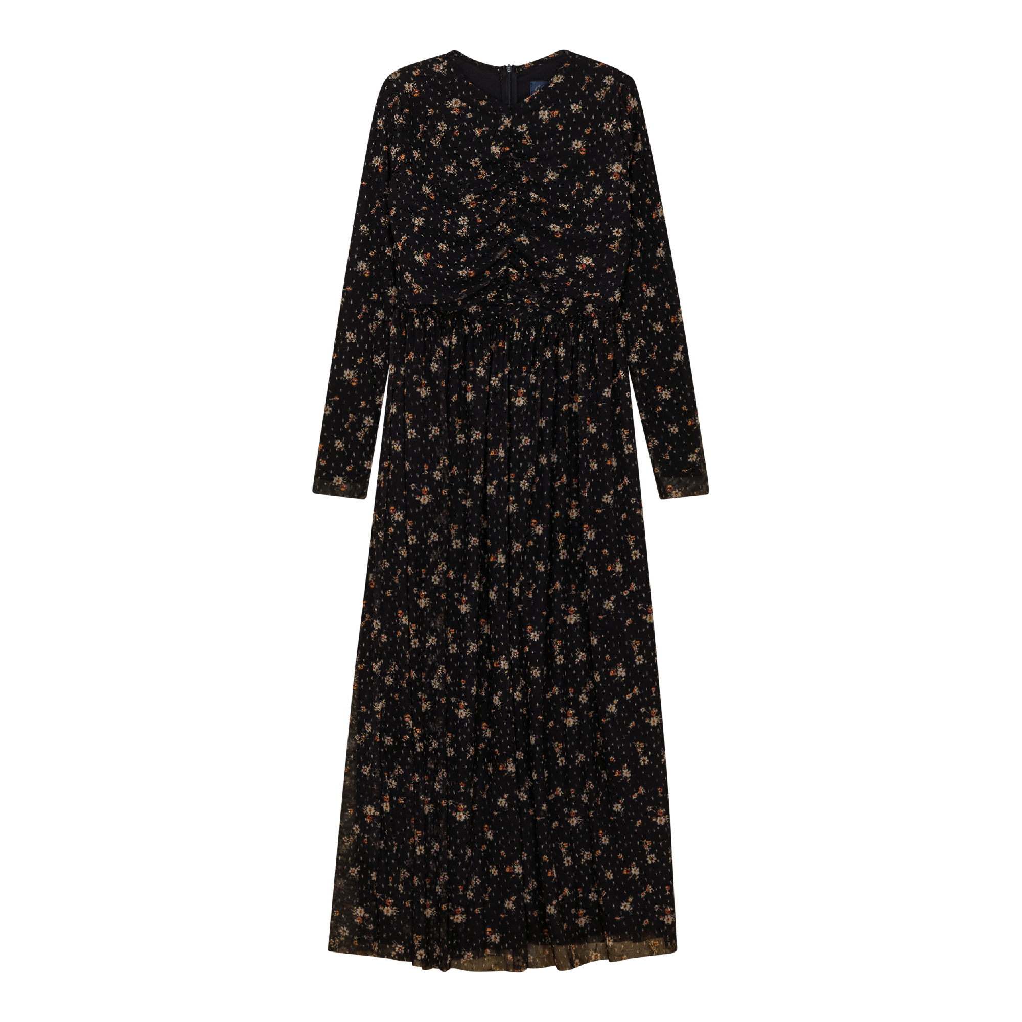 Floral Woven Dress in Black Floral by Noni