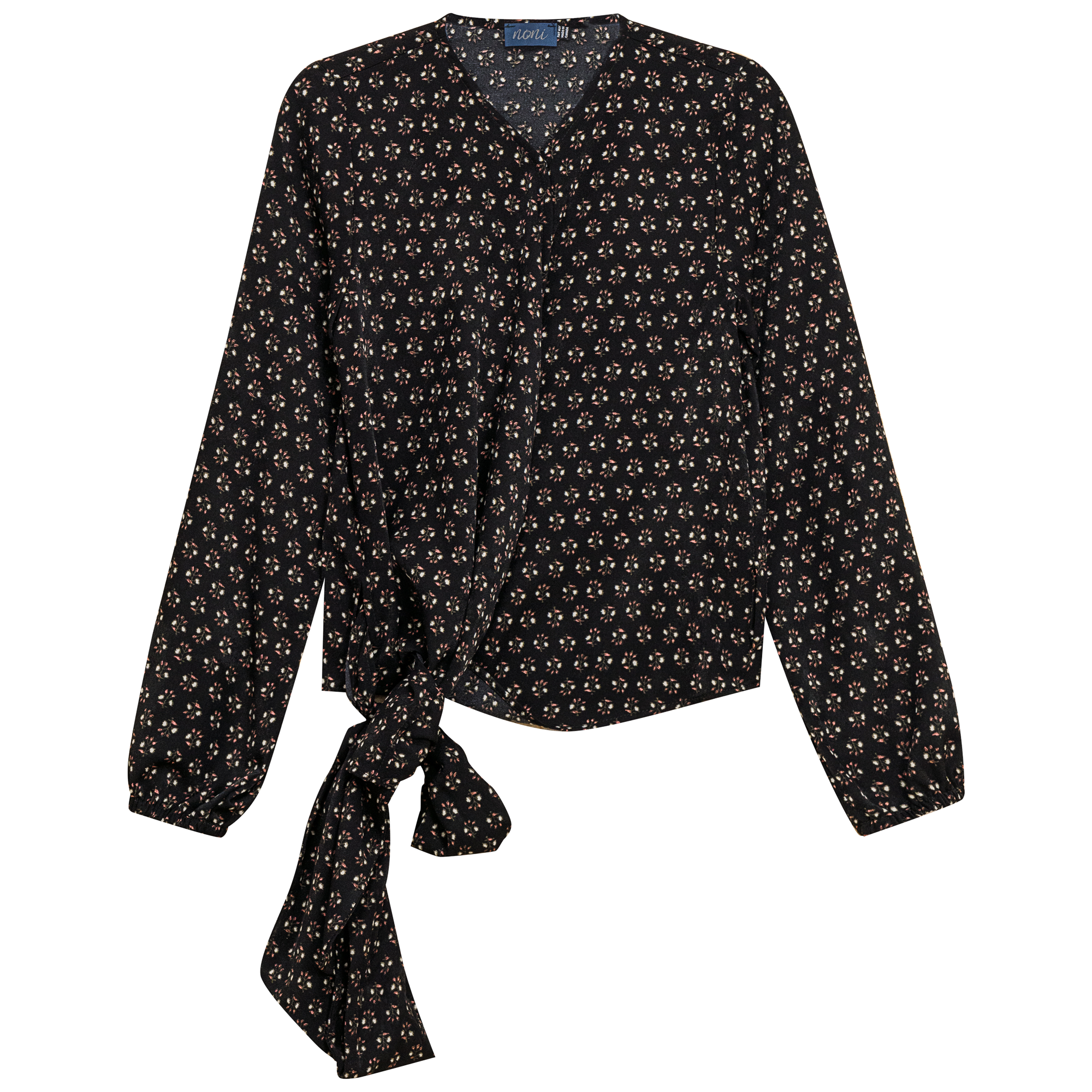 Woven Wrap Blouse in by Noni