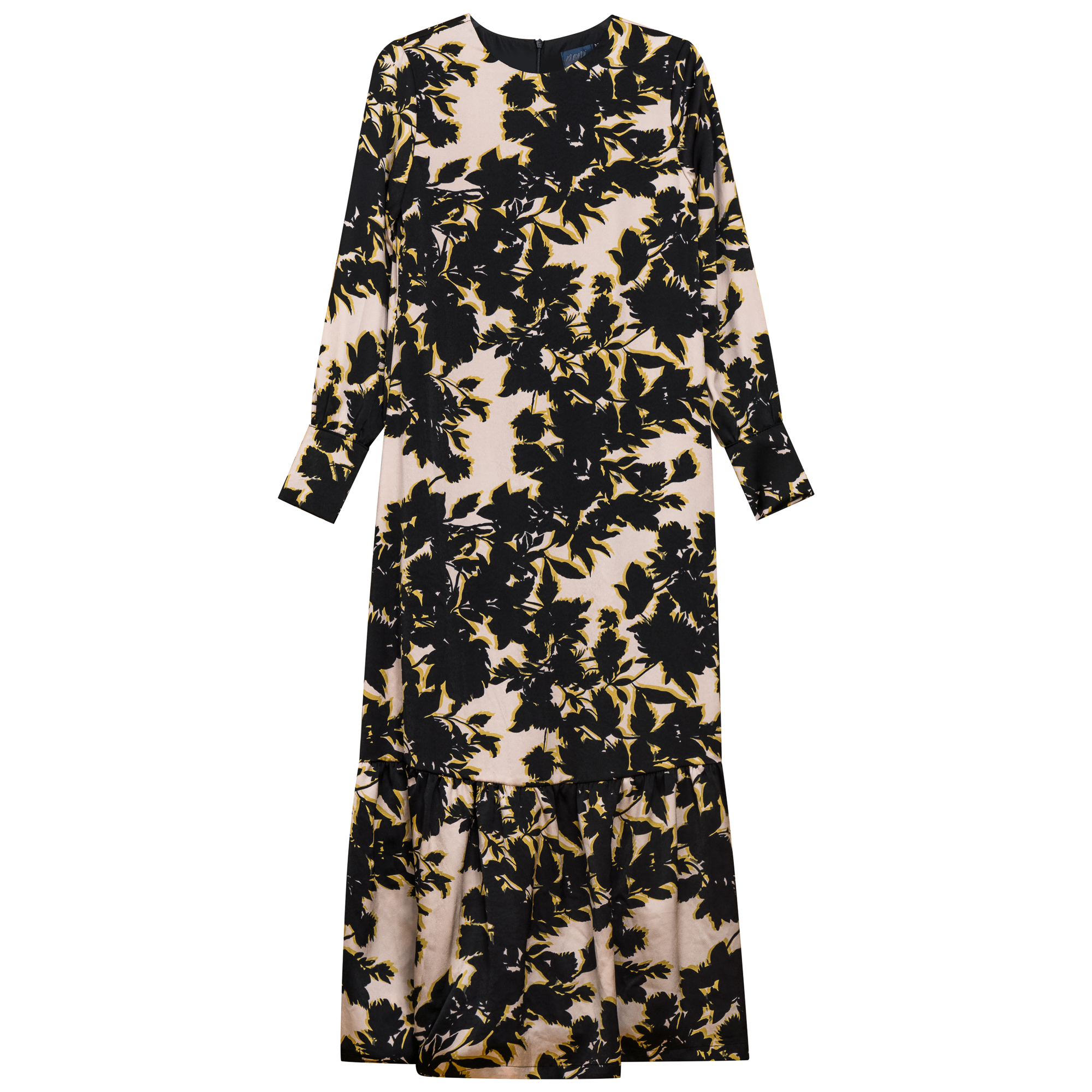 Floral Print Midi Dress in Light Pink Floral by Noni