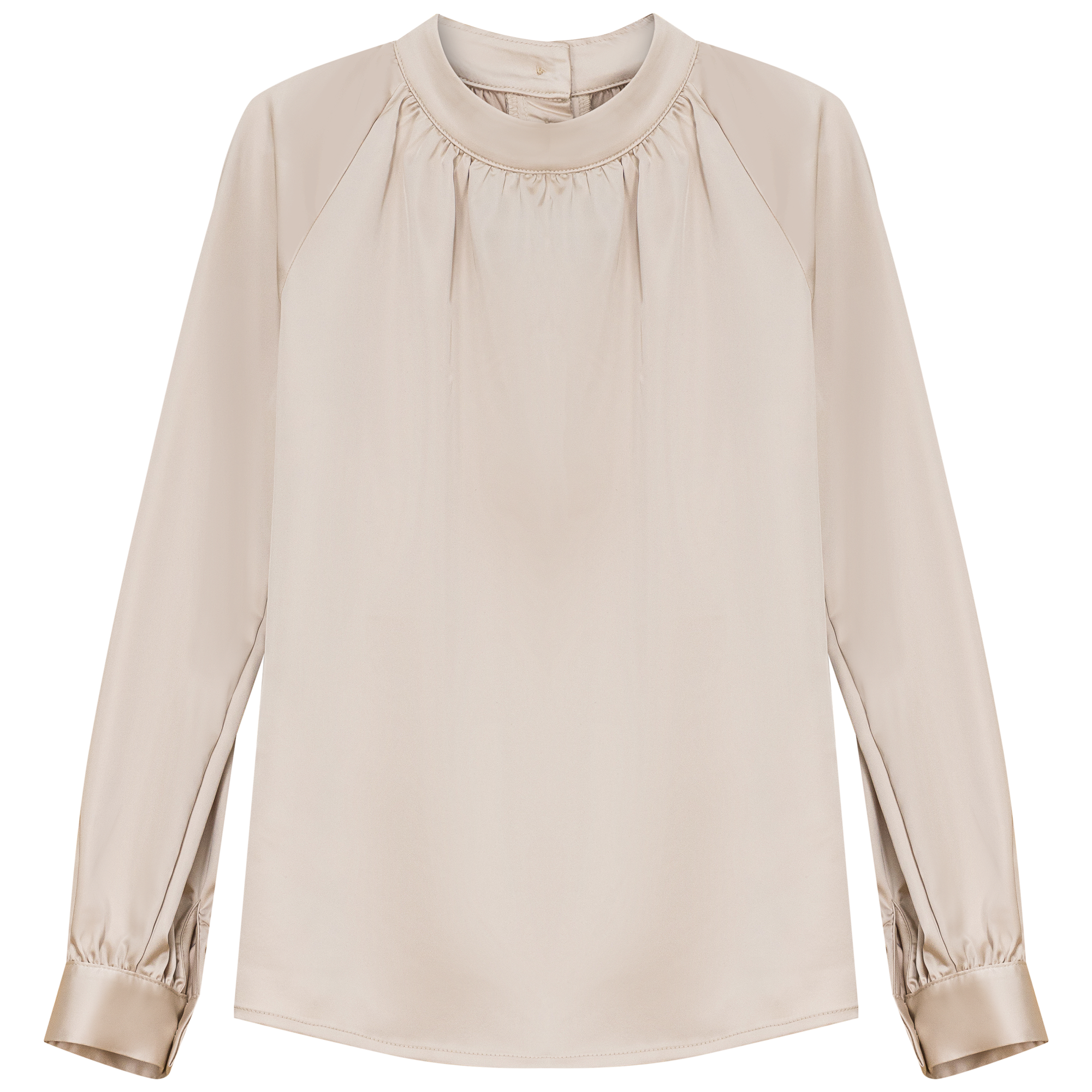 Button Down Top in Cream by Noni