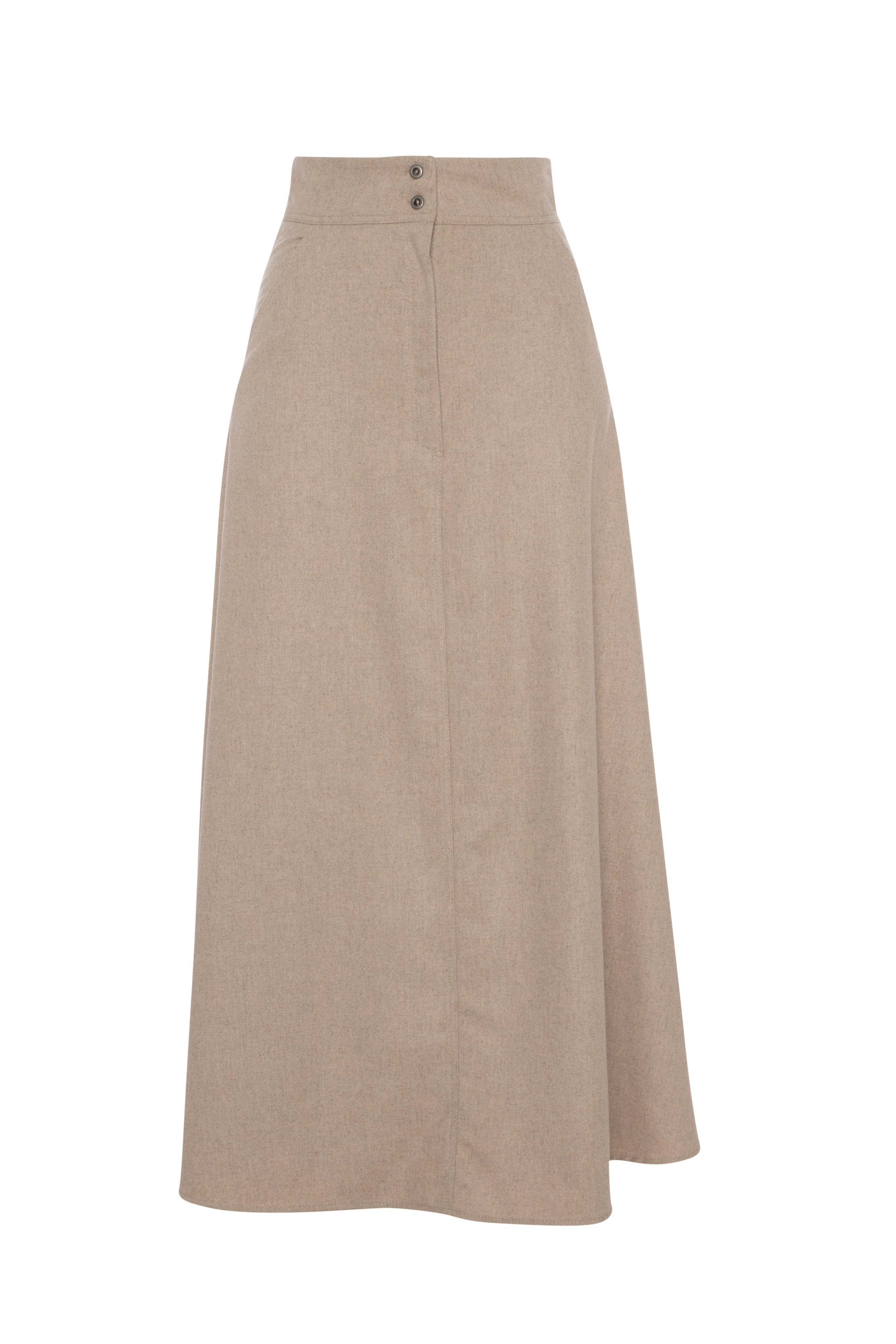 Pocket Skirt in Oatmeal by B Chic