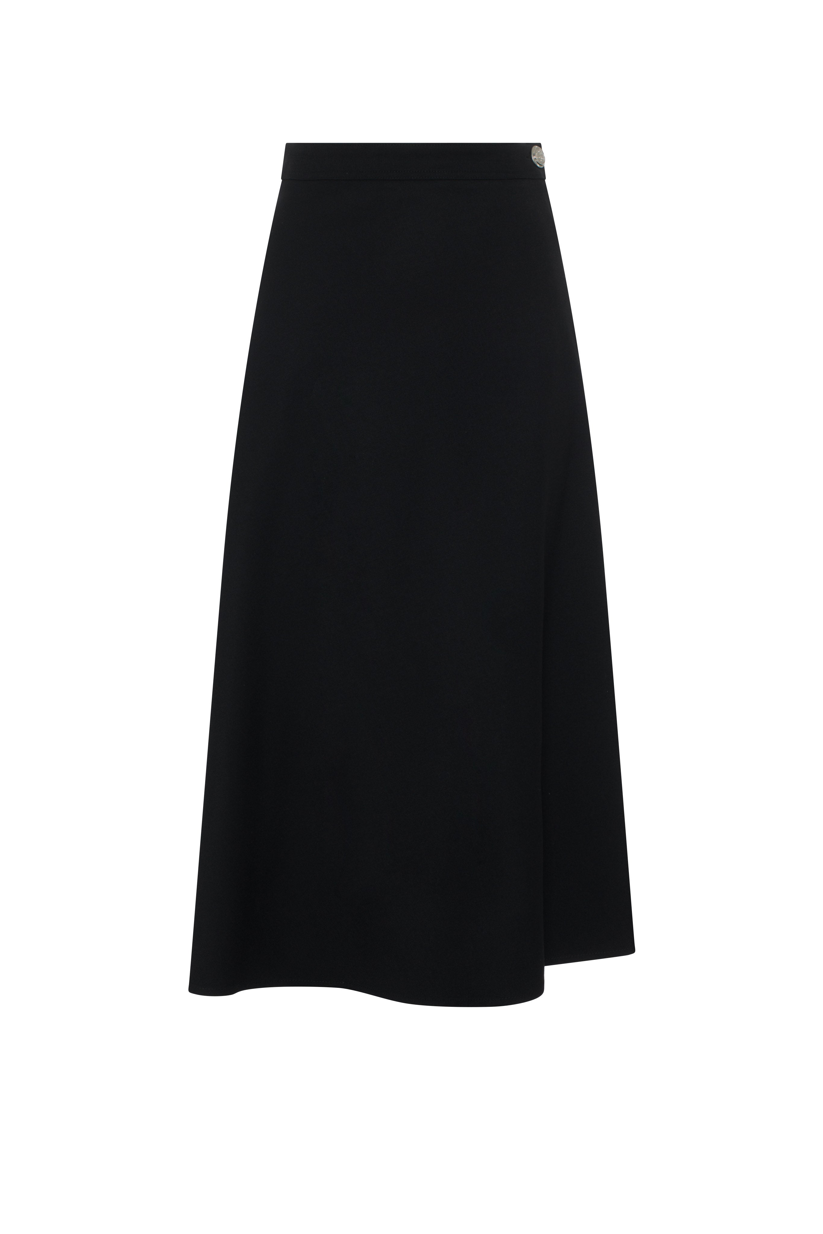 Pleated Skirt in Black by NYC Factory