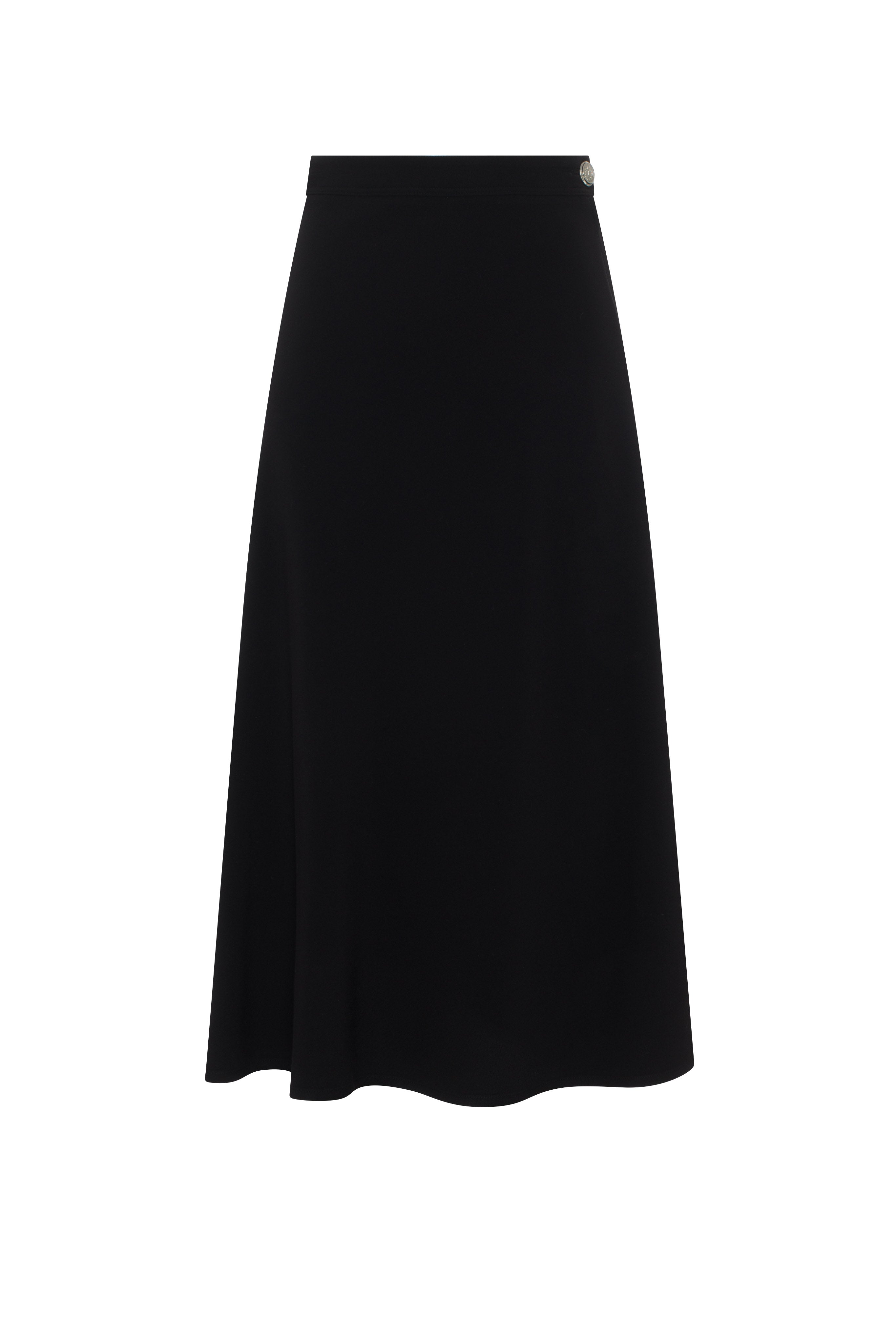 Paneled Skirt in Black by NYC Factory