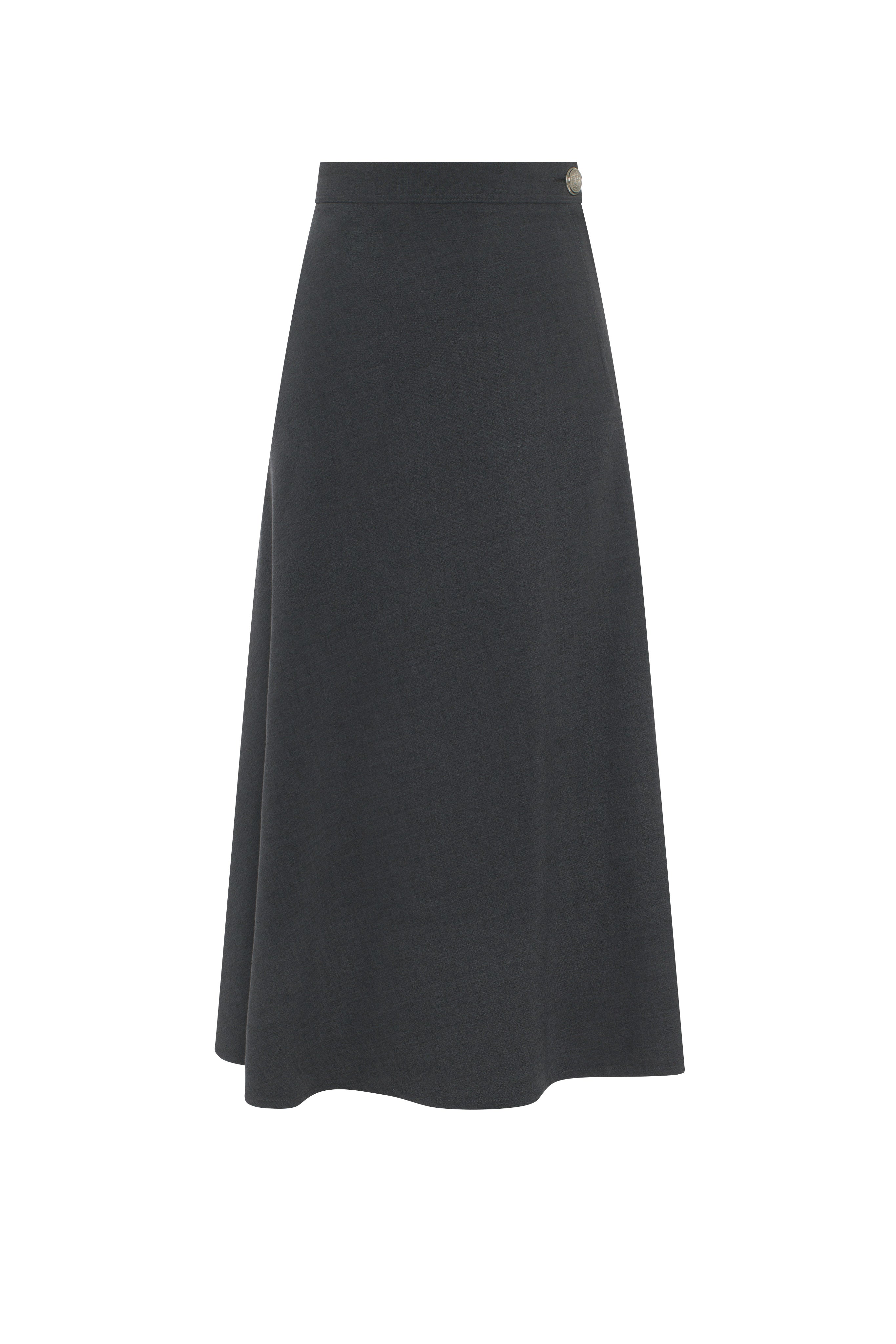 Paneled Skirt in Charcoal by NYC Factory