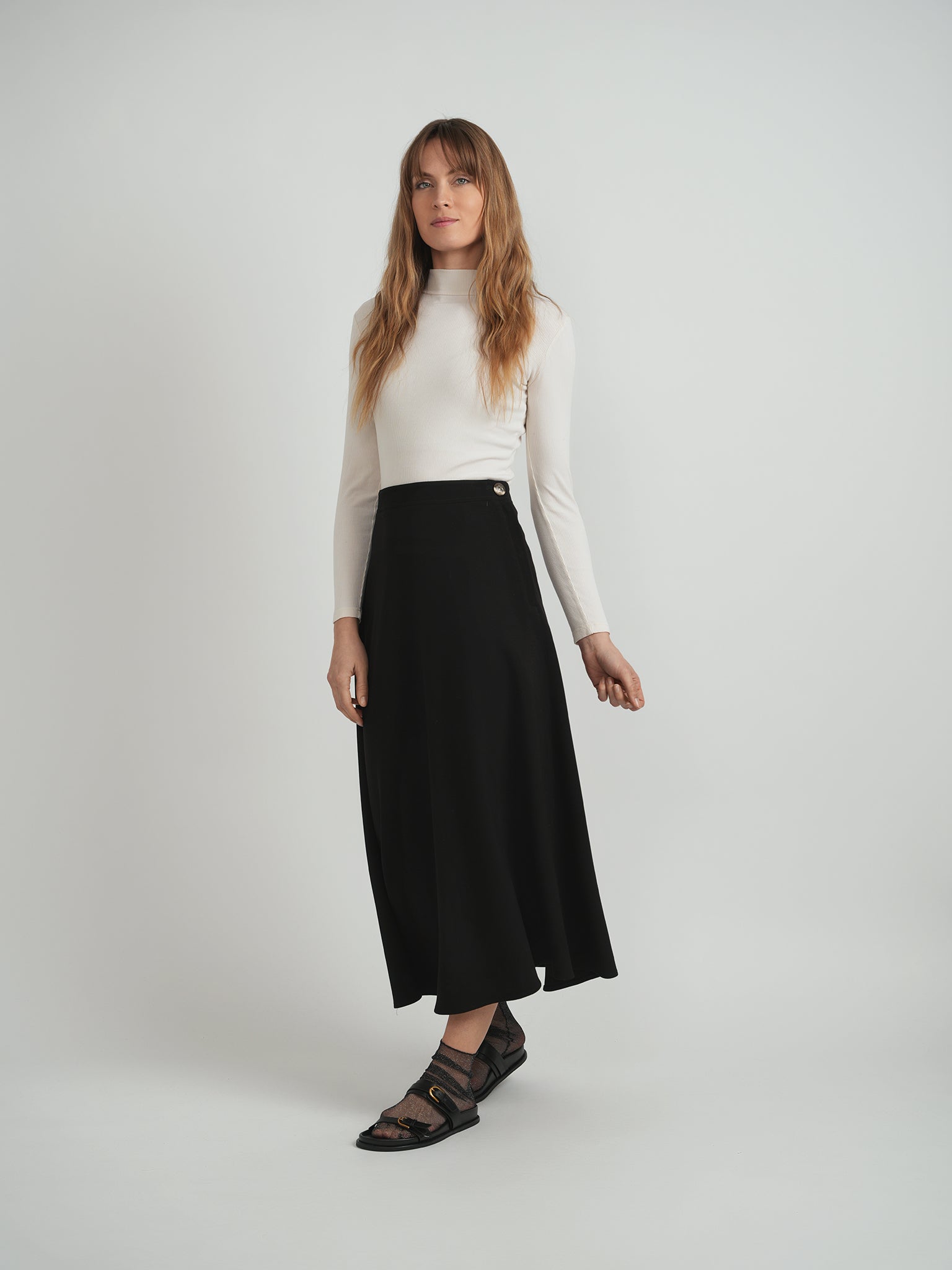 Paneled Skirt in by NYC Factory