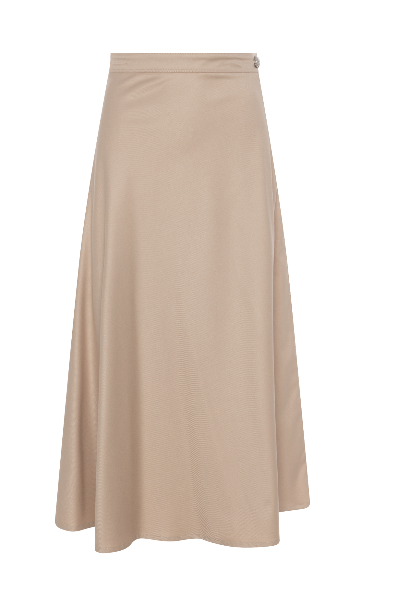 Paneled Skirt in Tan by NYC Factory