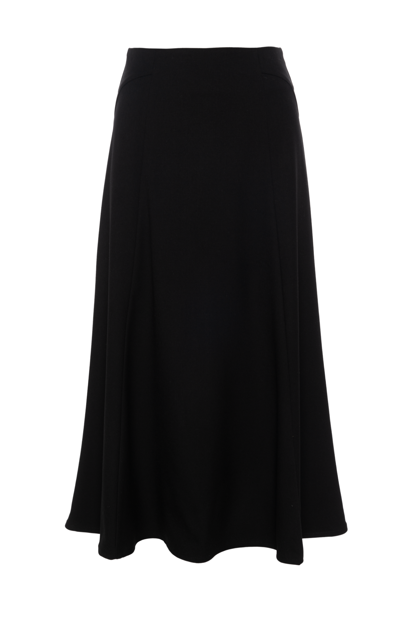 Lined Waist Skirt in Black by NOX-NY