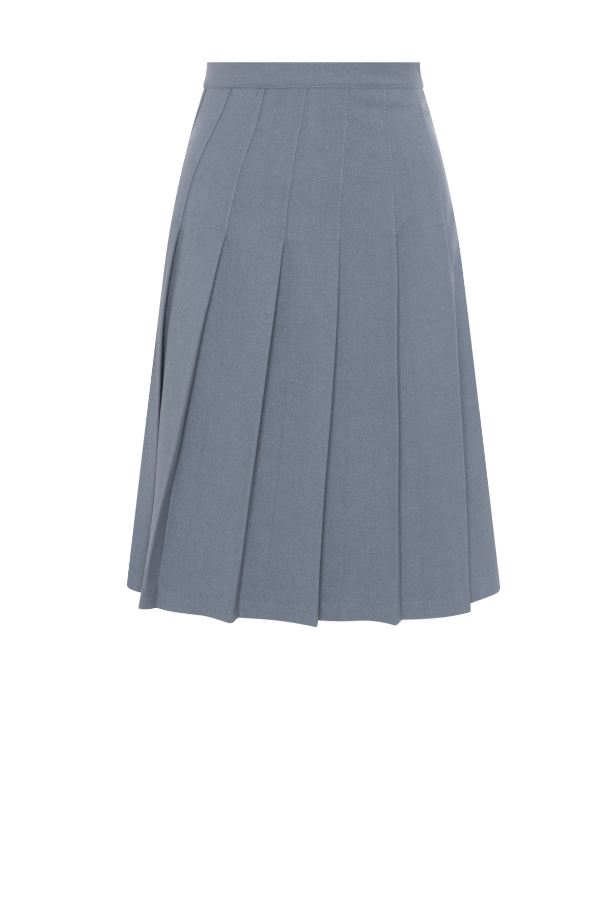 Knife Pleated Skirt in Blue by Noni