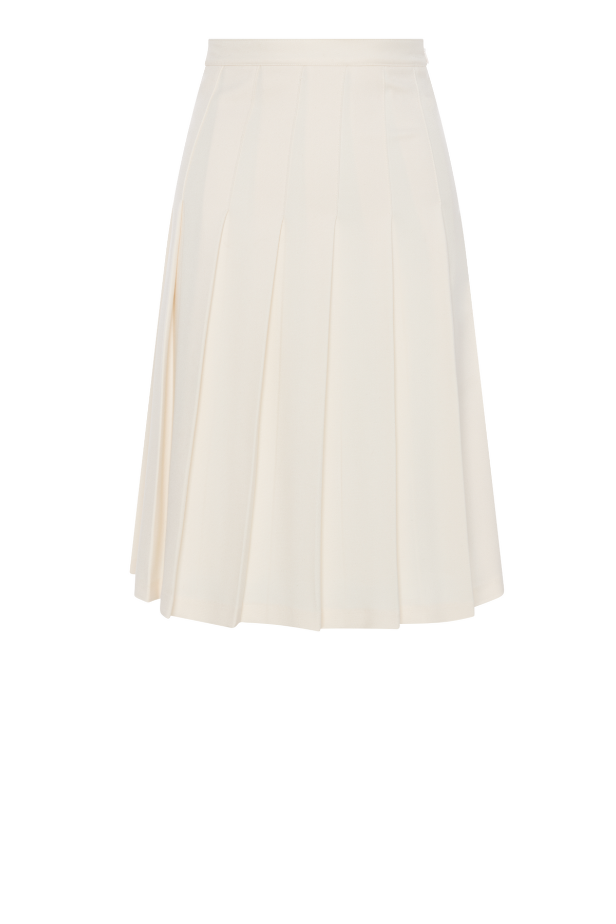 Knife Pleated Skirt in Cream by Noni