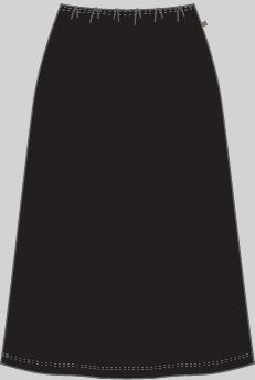 Long Pull On Skirt in by Monte Carlo