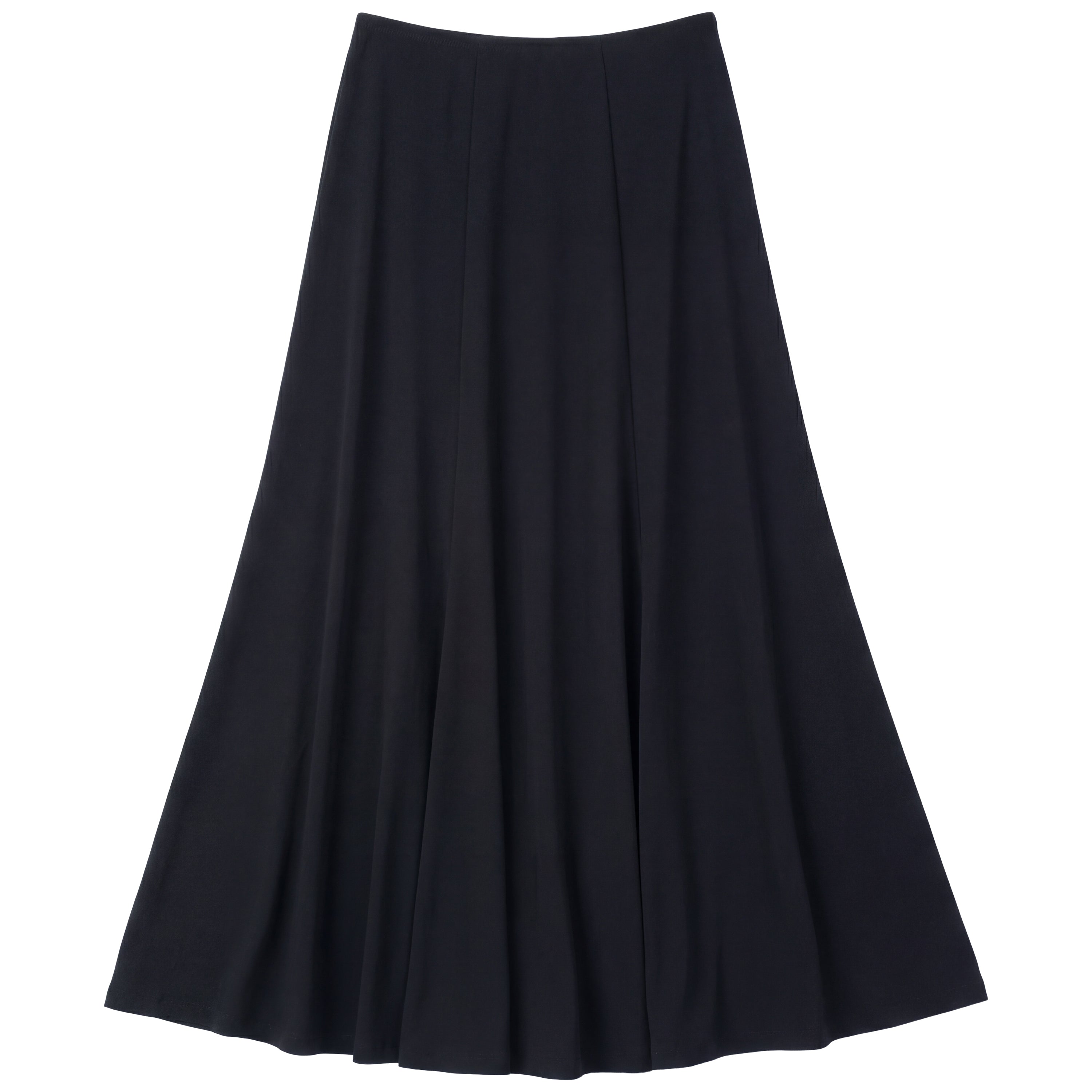 Skirt Ladies 100% Polyester Knit in Black by Monte Carlo