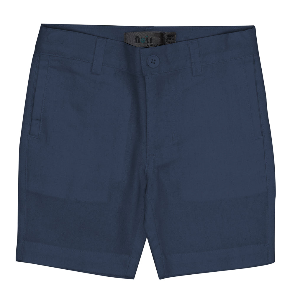 Linen Shorts in Navy by Noir by Mocha Noir