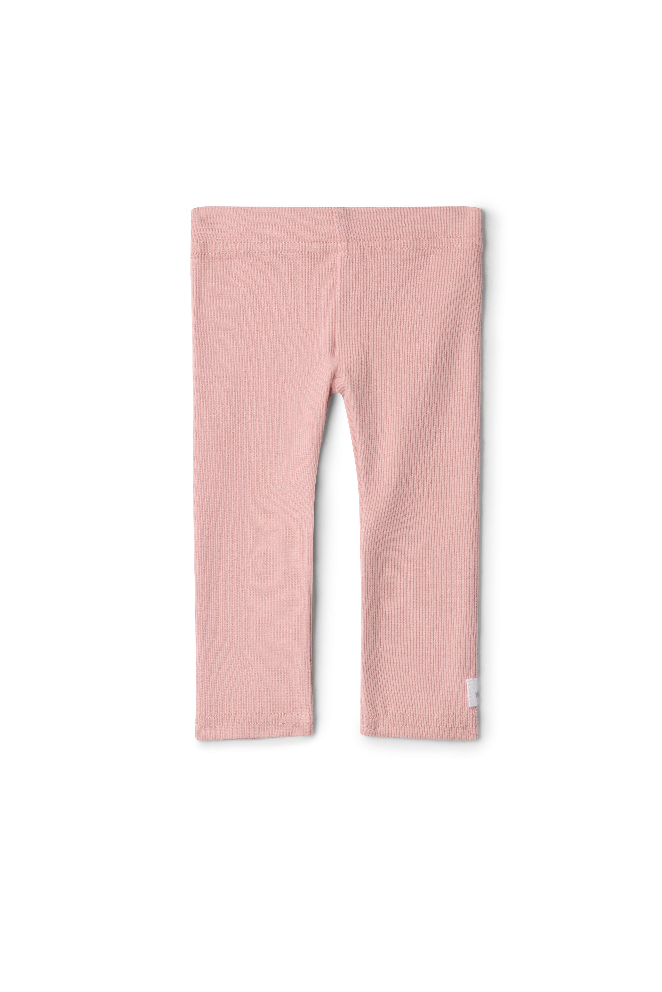 Soft Rib Leggings in Blush by Peek a boo