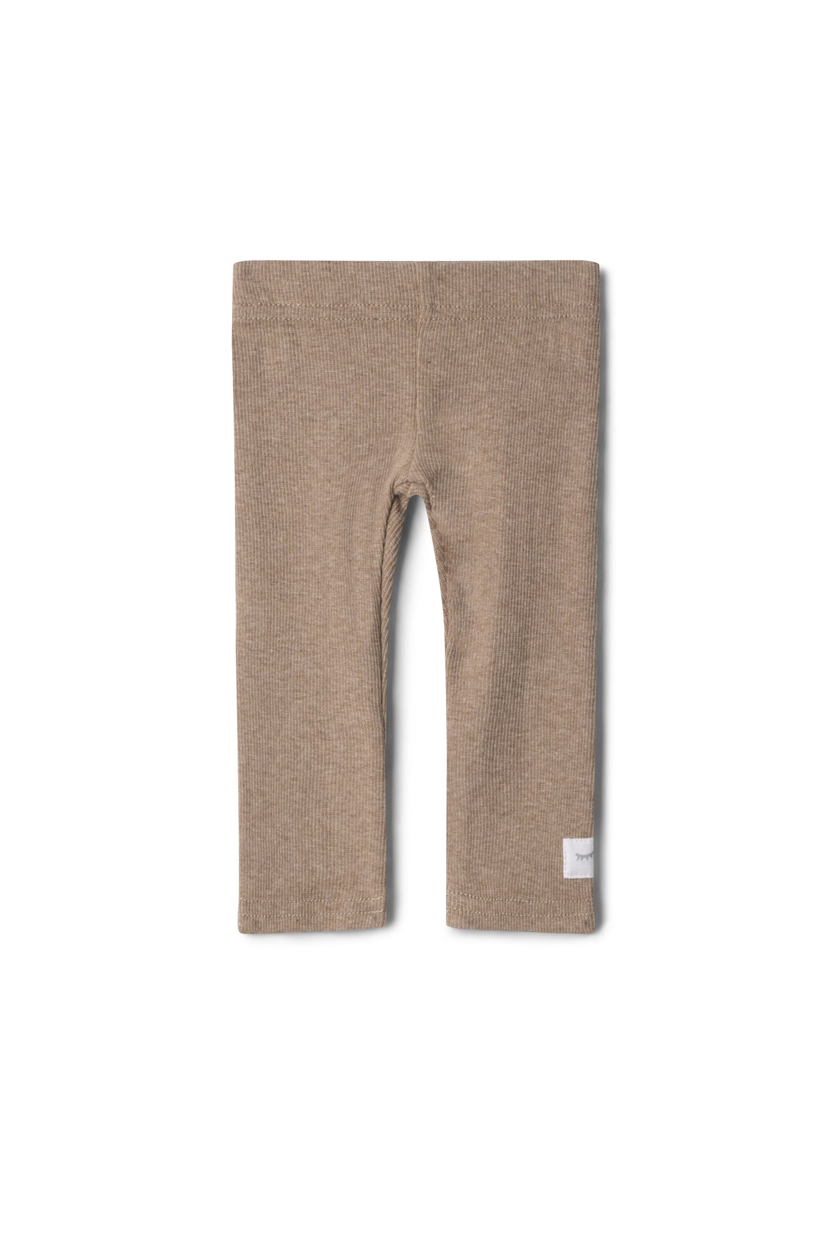 Soft Rib Leggings in Sand Mix by Peek a boo
